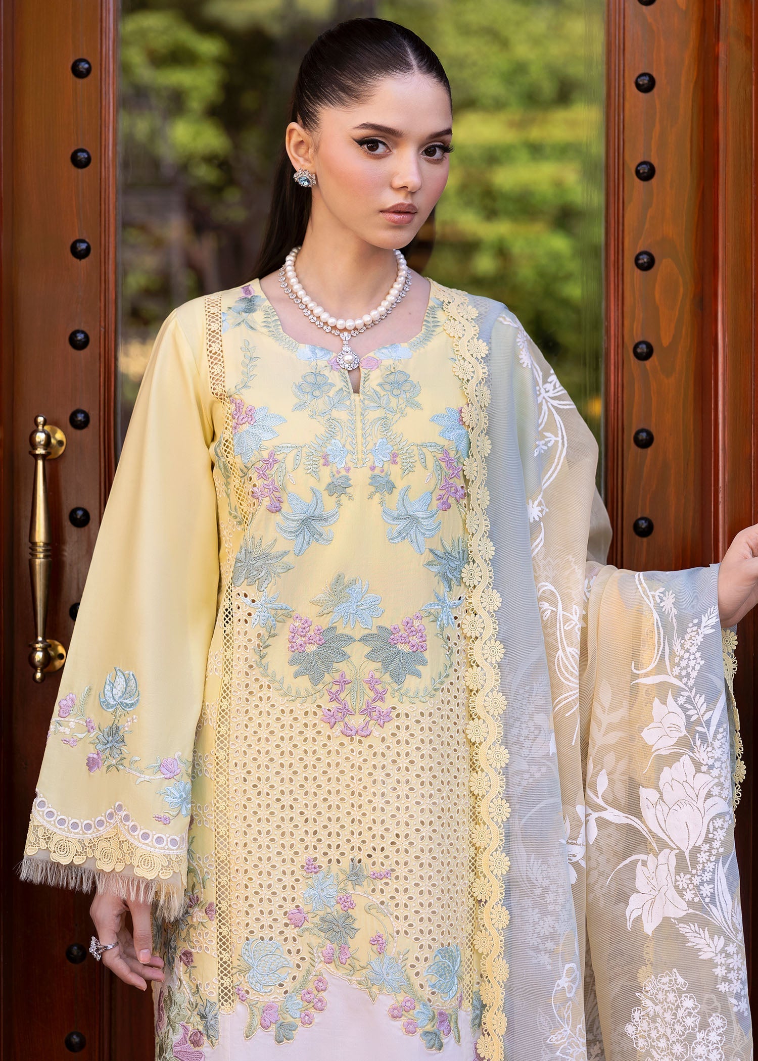 Saira Shakira | Bloom Lawn 25 | LOTUS REVERIE 4-A - Official Saira Shakira stockist in UK - Sakeena London