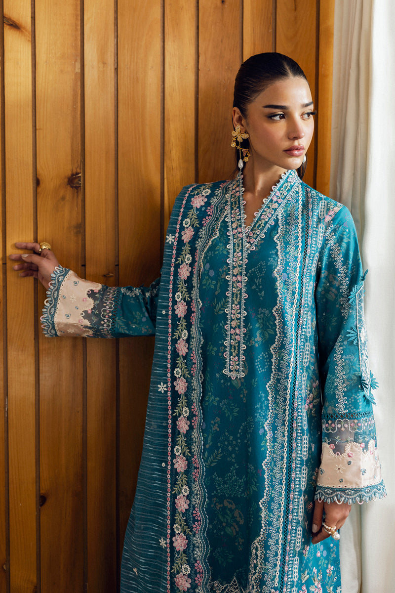 Qalamkar | Qlinekari Lawn | DC-10 Fina - Official Qalamkar stockist in UK - Sakeena London