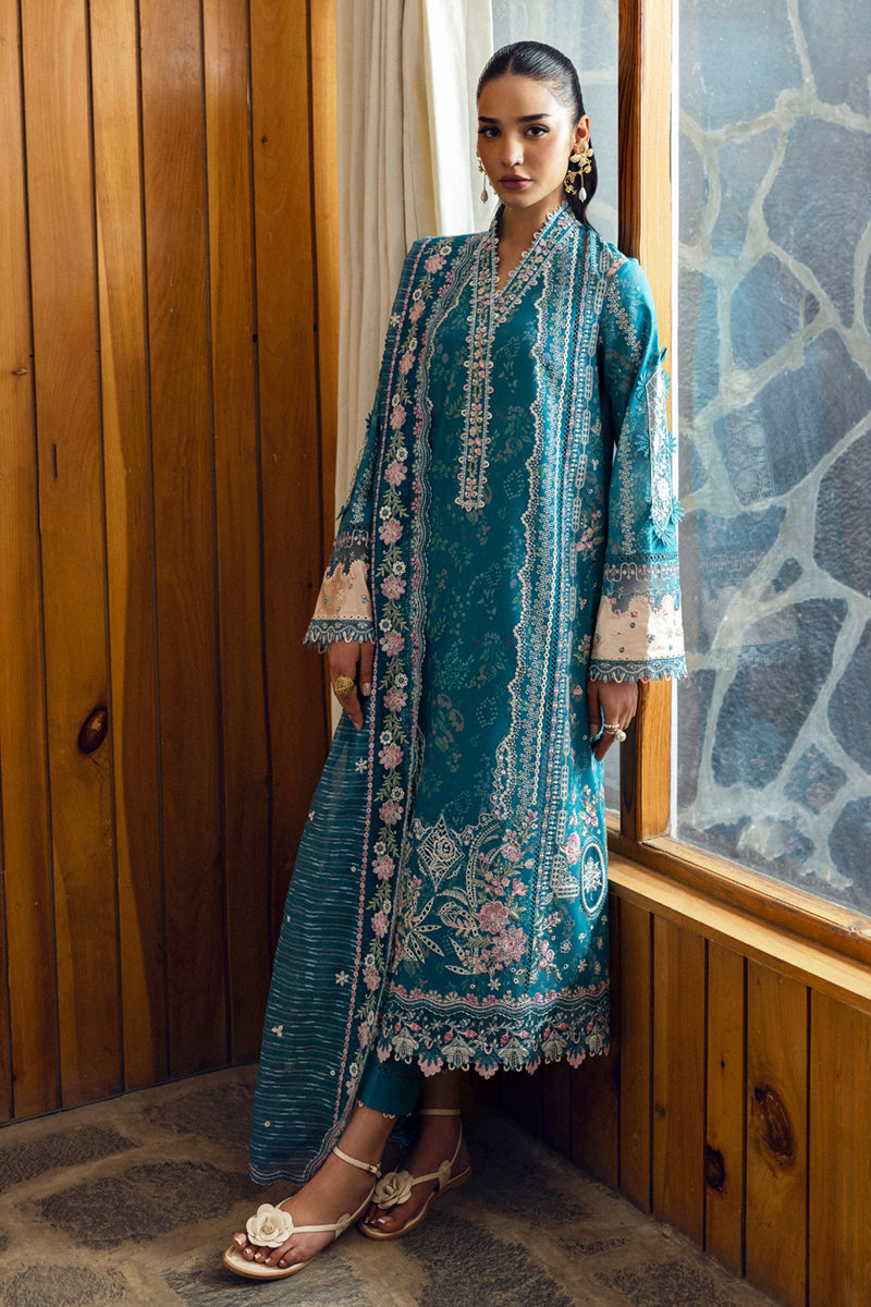 Qalamkar | Qlinekari Lawn | DC-10 Fina - Official Qalamkar stockist in UK - Sakeena London