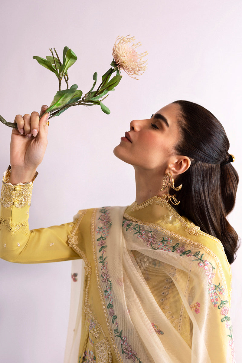Qalamkar | Qlinekari Lawn | DC-09 Enya - Official Qalamkar stockist in UK - Sakeena London
