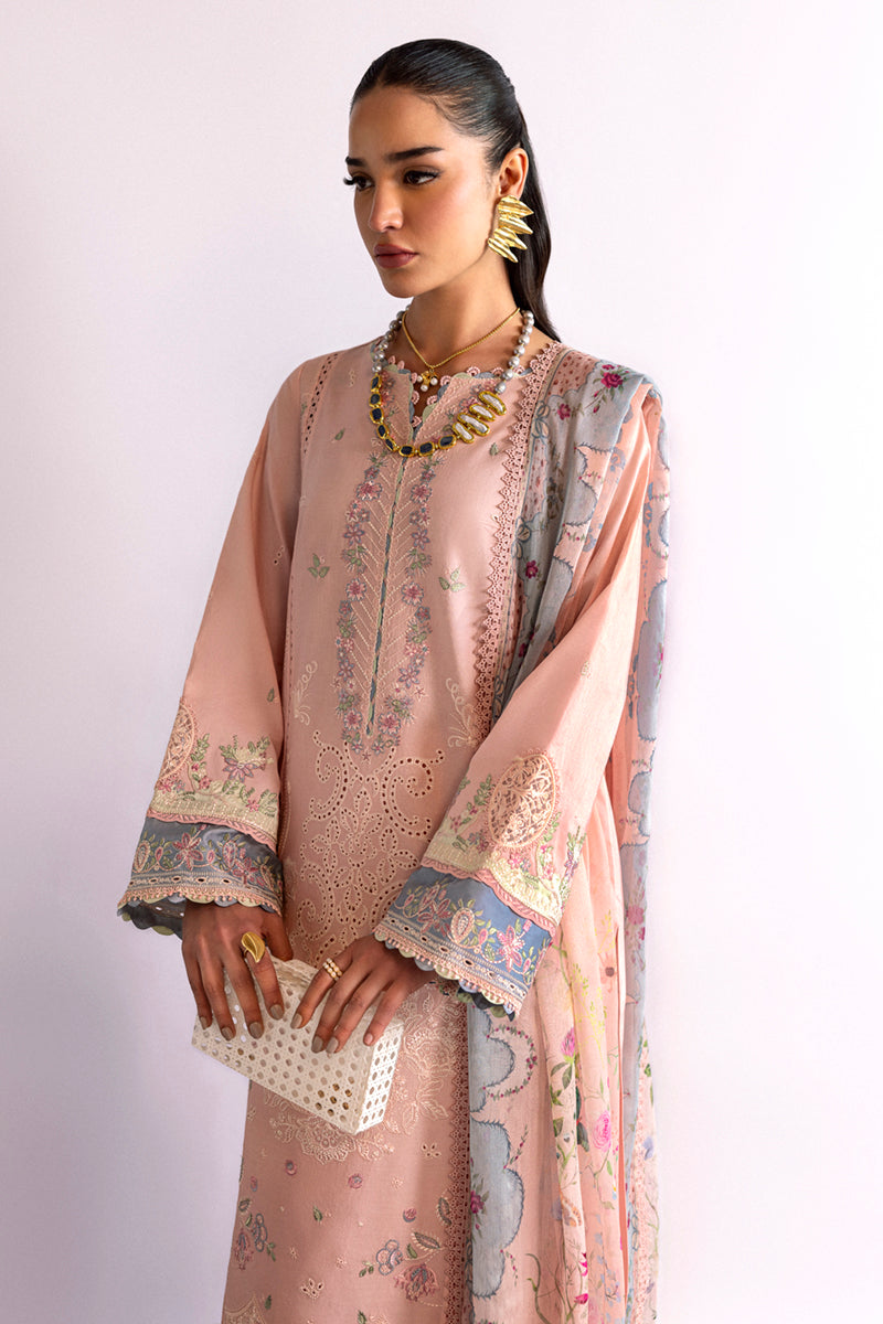 Qalamkar | Qlinekari Lawn | DC-11 Hedi - Official Qalamkar stockist in UK - Sakeena London