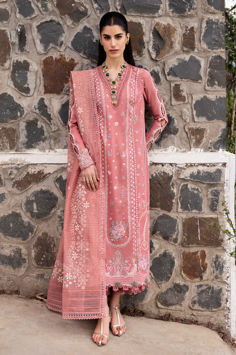 Qalamkar | Qlinekari Lawn | DC-03 Moya - Official Qalamkar stockist in UK - Sakeena London
