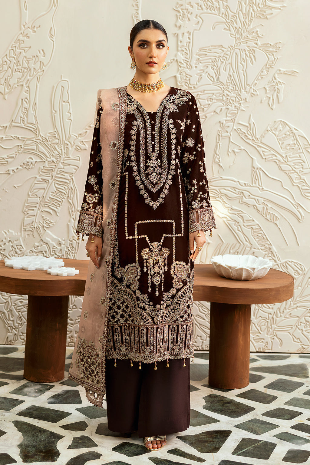 Ramsha | Velvet Collection | V-606 - Official Ramsha stockist in UK - Sakeena London