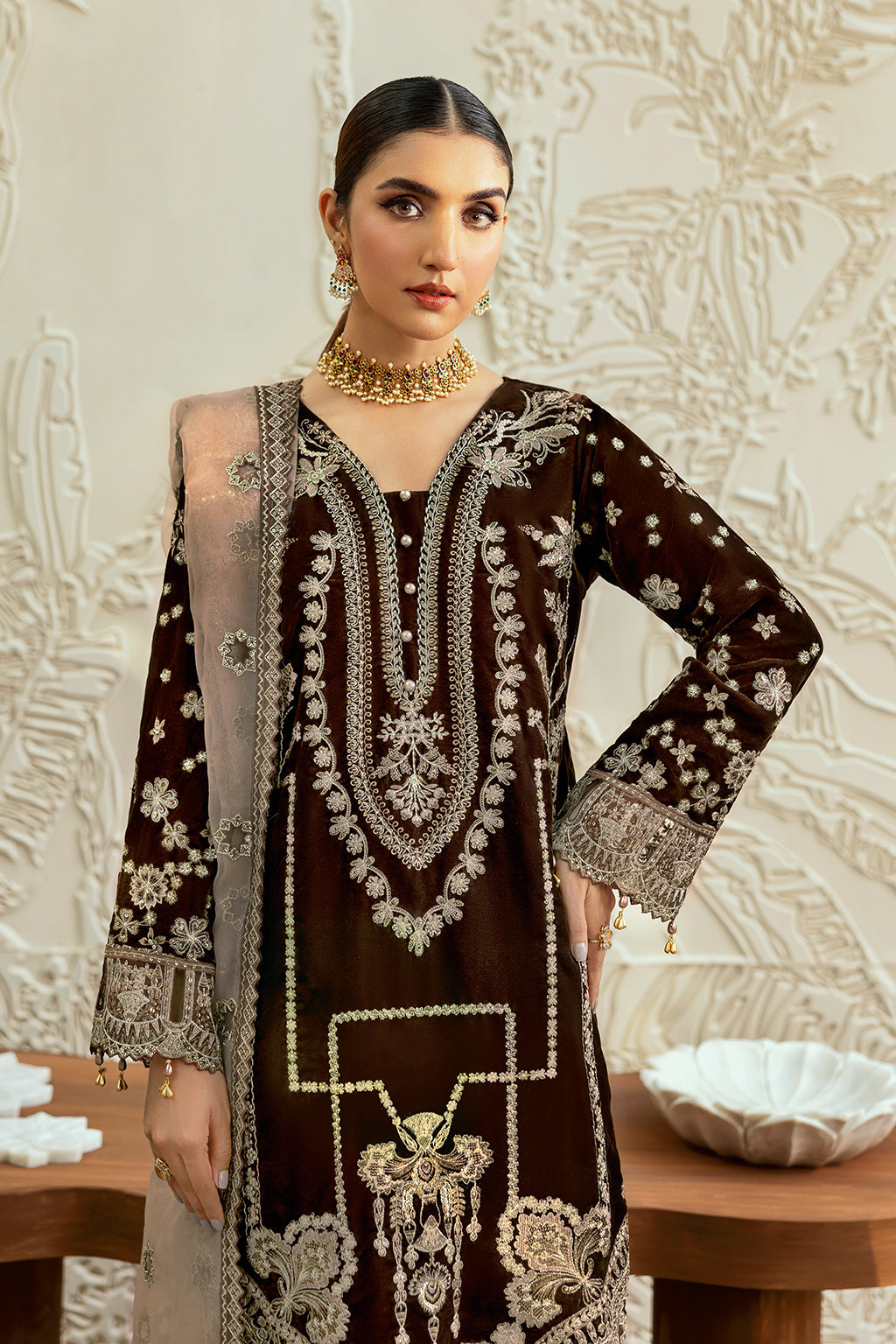 Ramsha | Velvet Collection | V-606 - Official Ramsha stockist in UK - Sakeena London