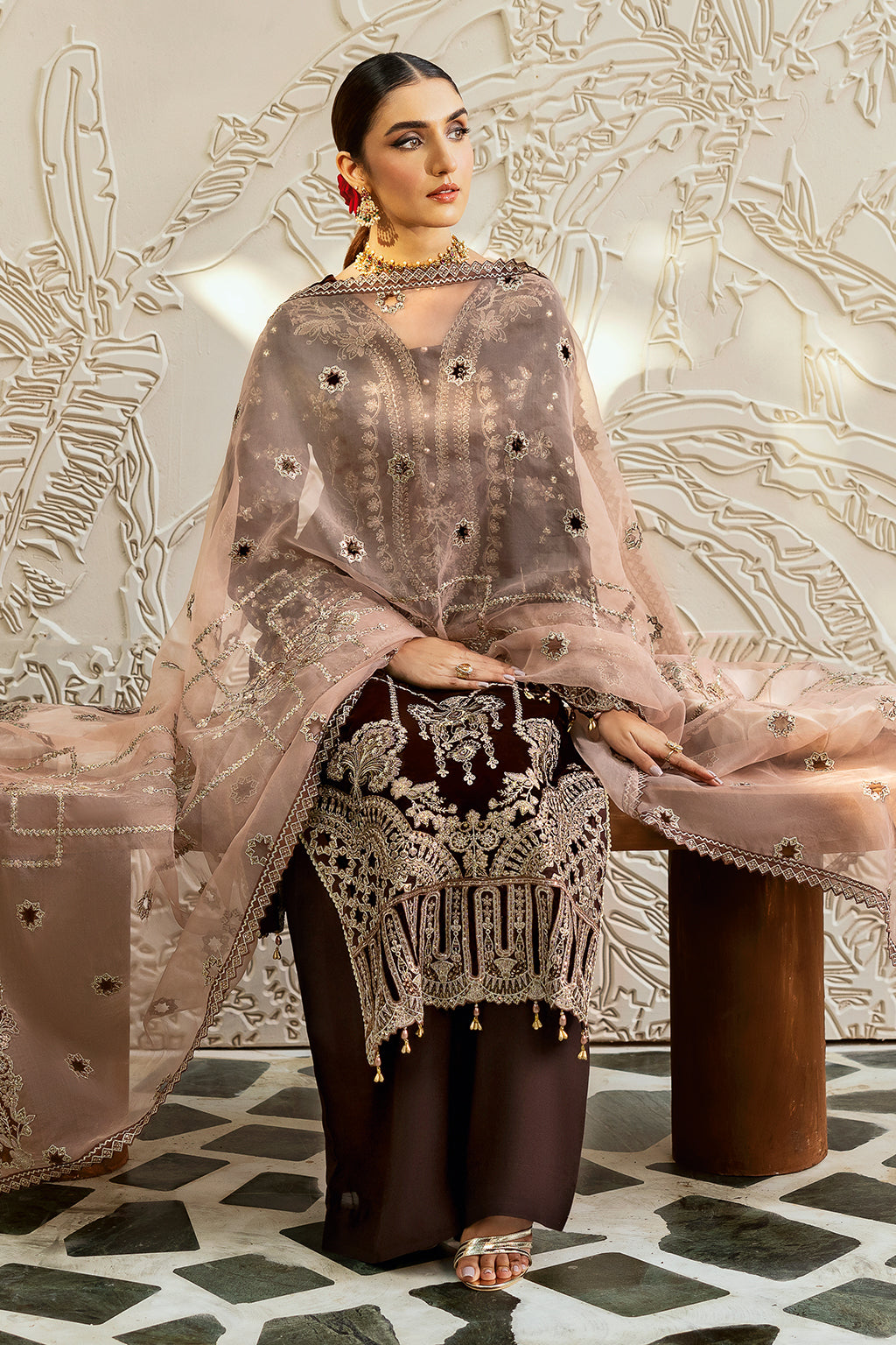 Ramsha | Velvet Collection | V-606 - Official Ramsha stockist in UK - Sakeena London