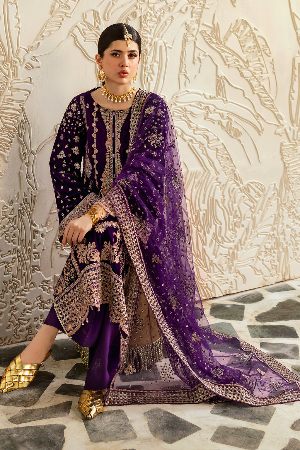 Ramsha | Velvet Collection | V-602 - Official Ramsha stockist in UK - Sakeena London