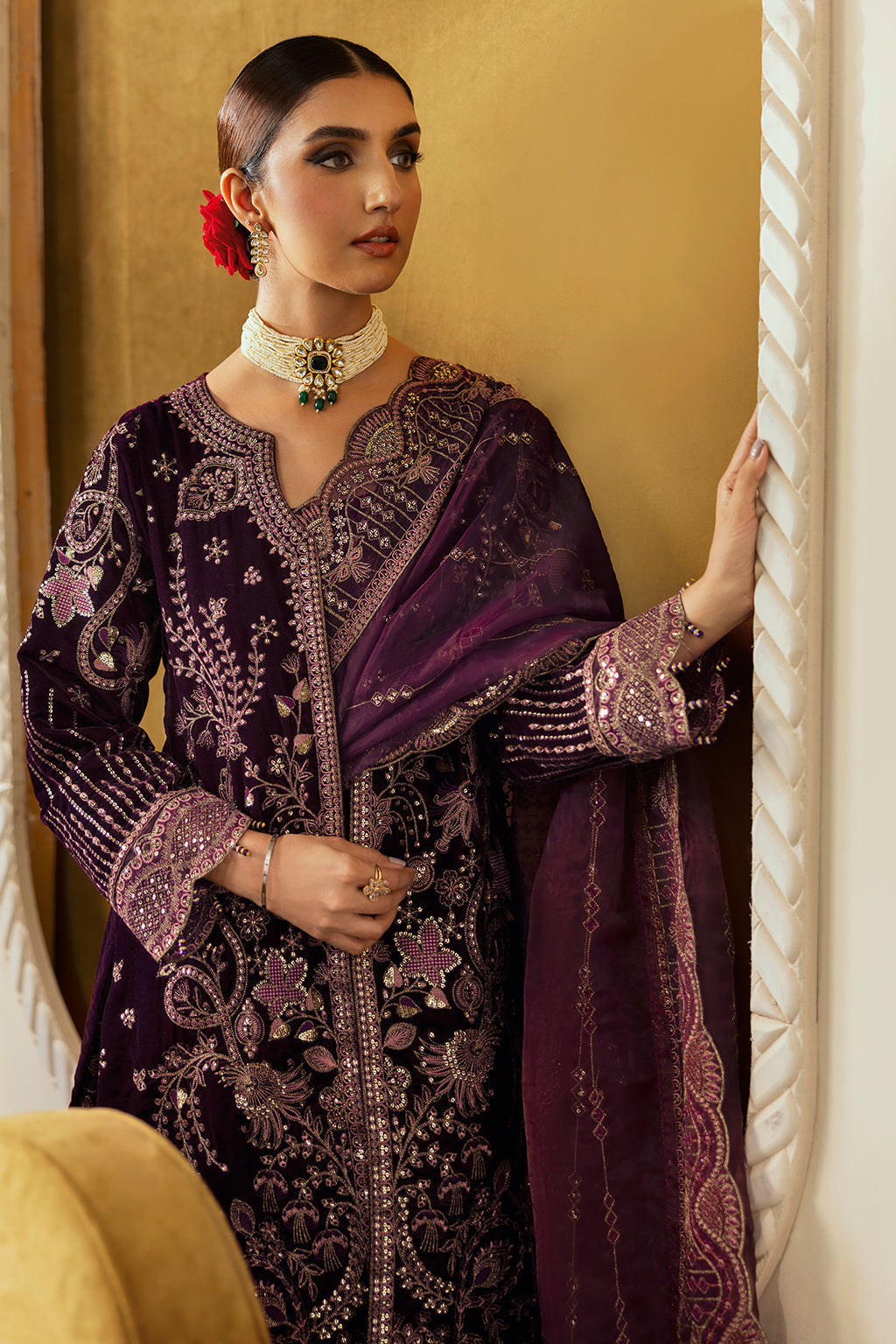 Ramsha | Velvet Collection | V-605 - Official Ramsha stockist in UK - Sakeena London