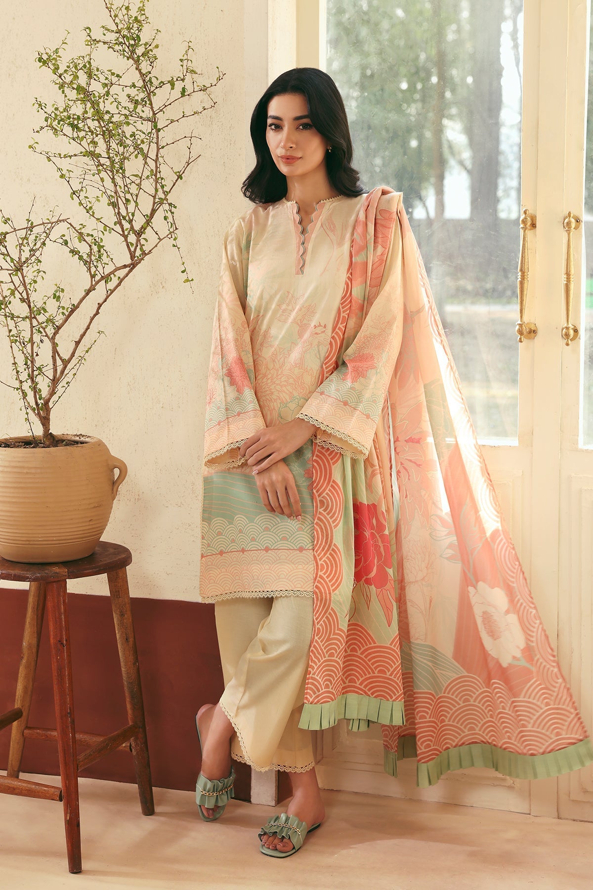 Sahar | Selene 25 | Rosette Reverie - Official Sahar stockist in UK - Sakeena London
