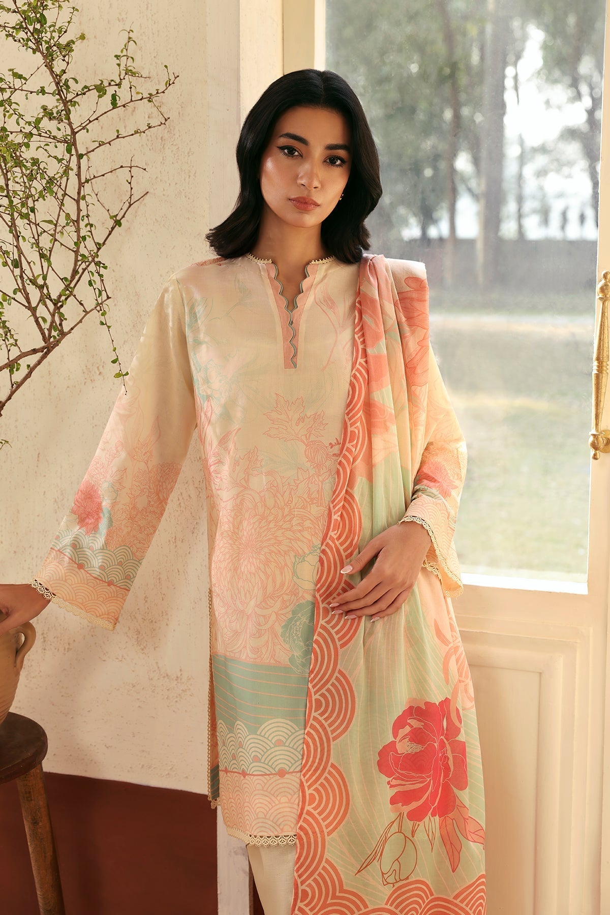 Sahar | Selene 25 | Rosette Reverie - Official Sahar stockist in UK - Sakeena London