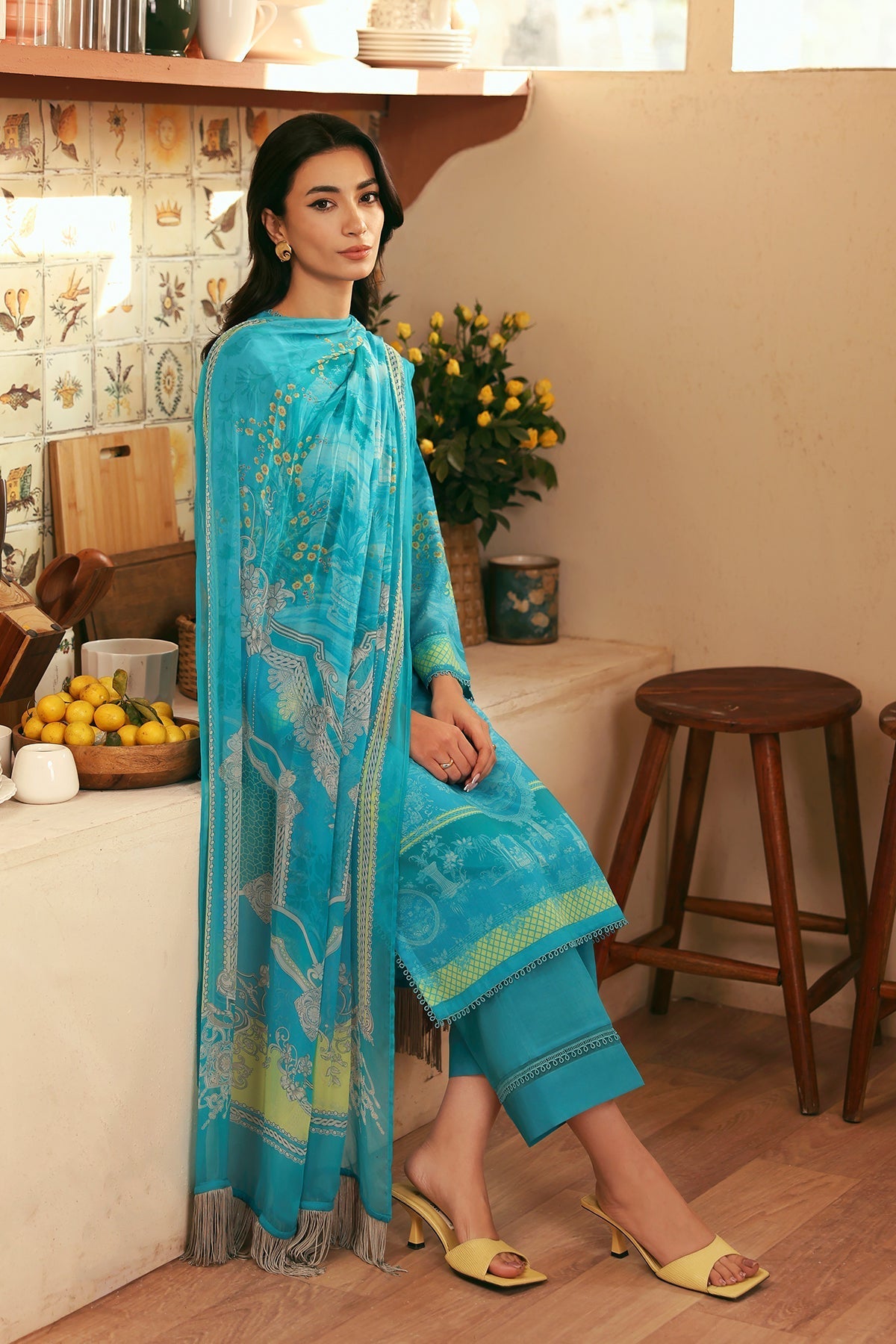 Sahar | Selene 25 | Oceanic Petals - Official Sahar stockist in UK - Sakeena London