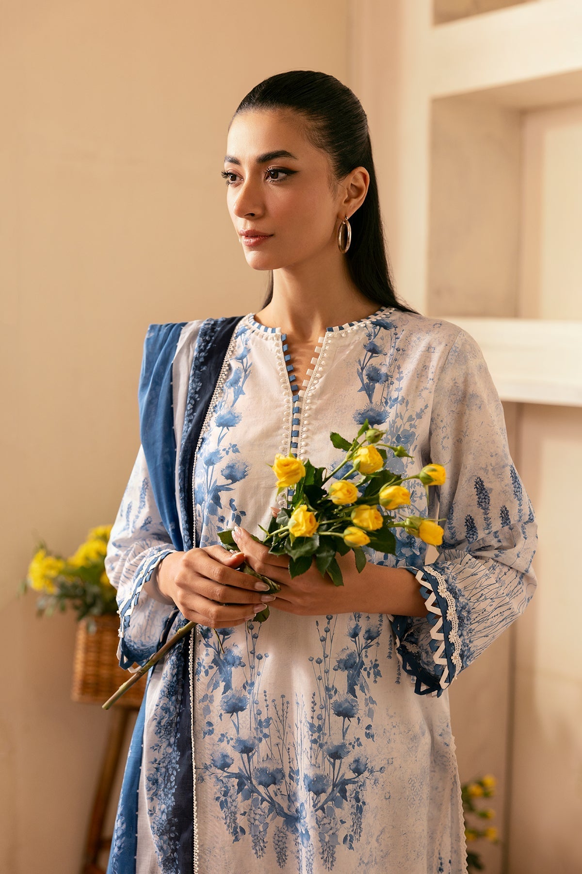 Sahar | Selene 25 | Sapphire Petal - Official Sahar stockist in UK - Sakeena London