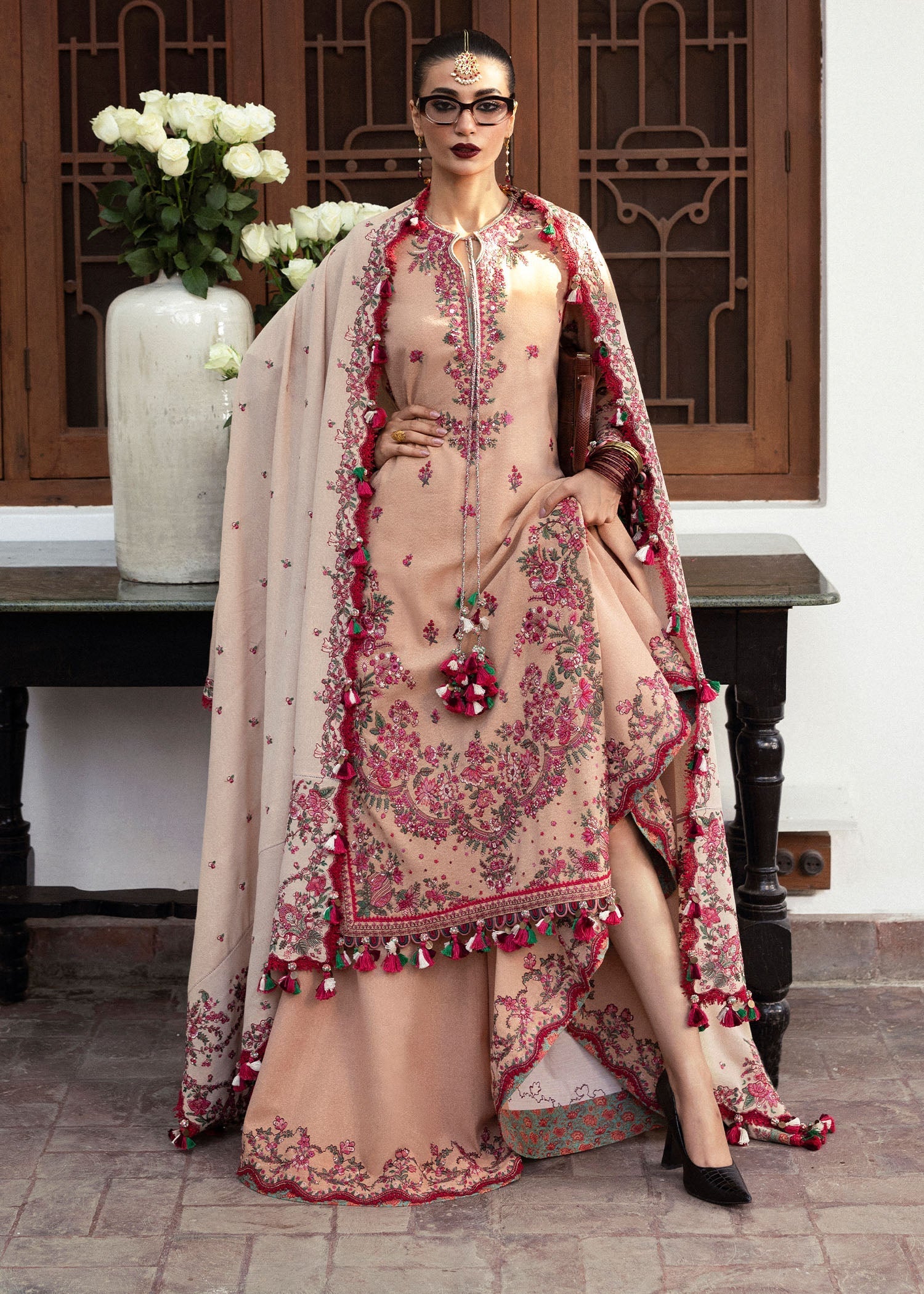 Hussain Rehar | Karandi Winter 24 | Lali - Official Hussain Rehar stockist in UK - Sakeena London