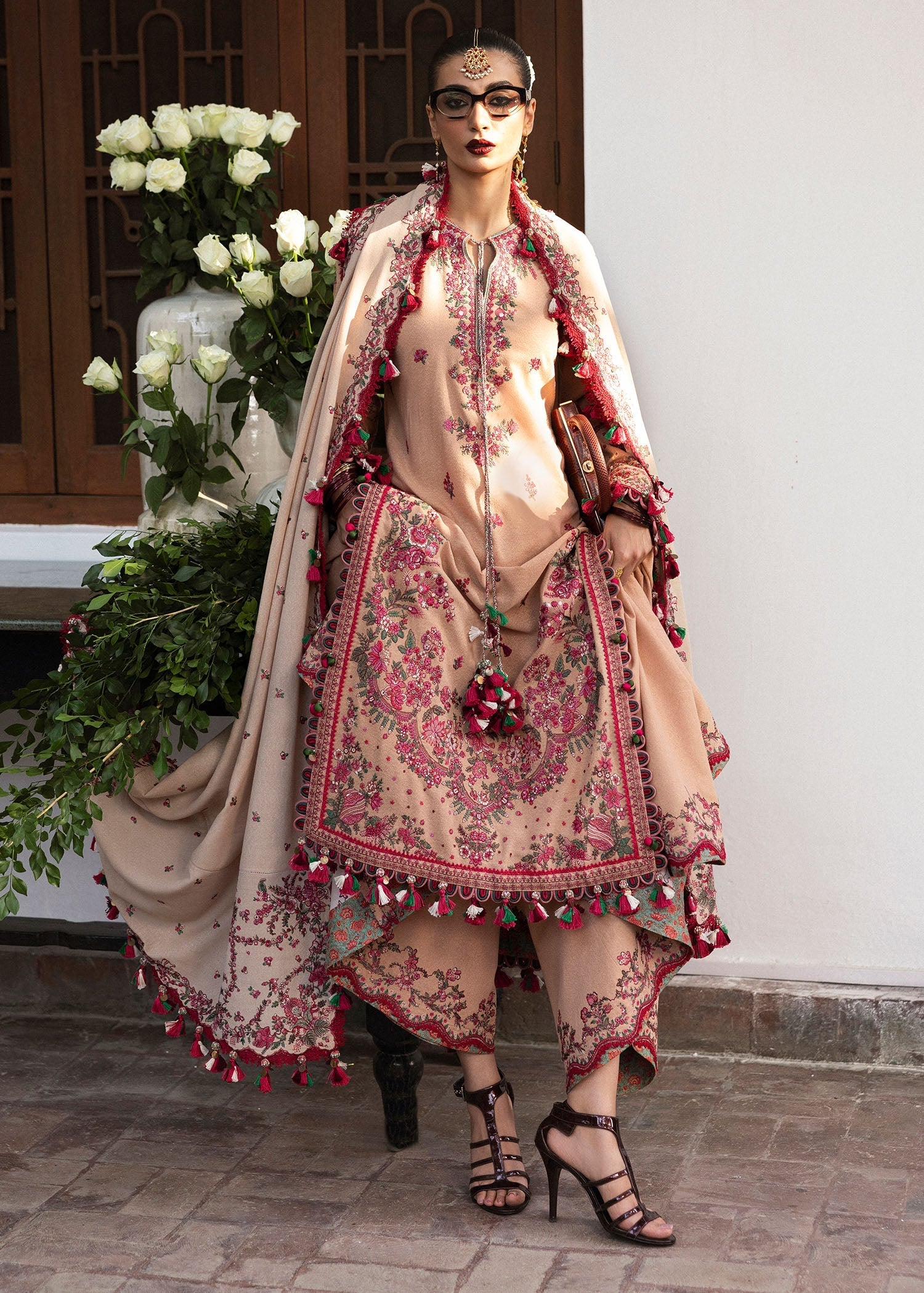 Hussain Rehar | Karandi Winter 24 | Lali - Official Hussain Rehar stockist in UK - Sakeena London