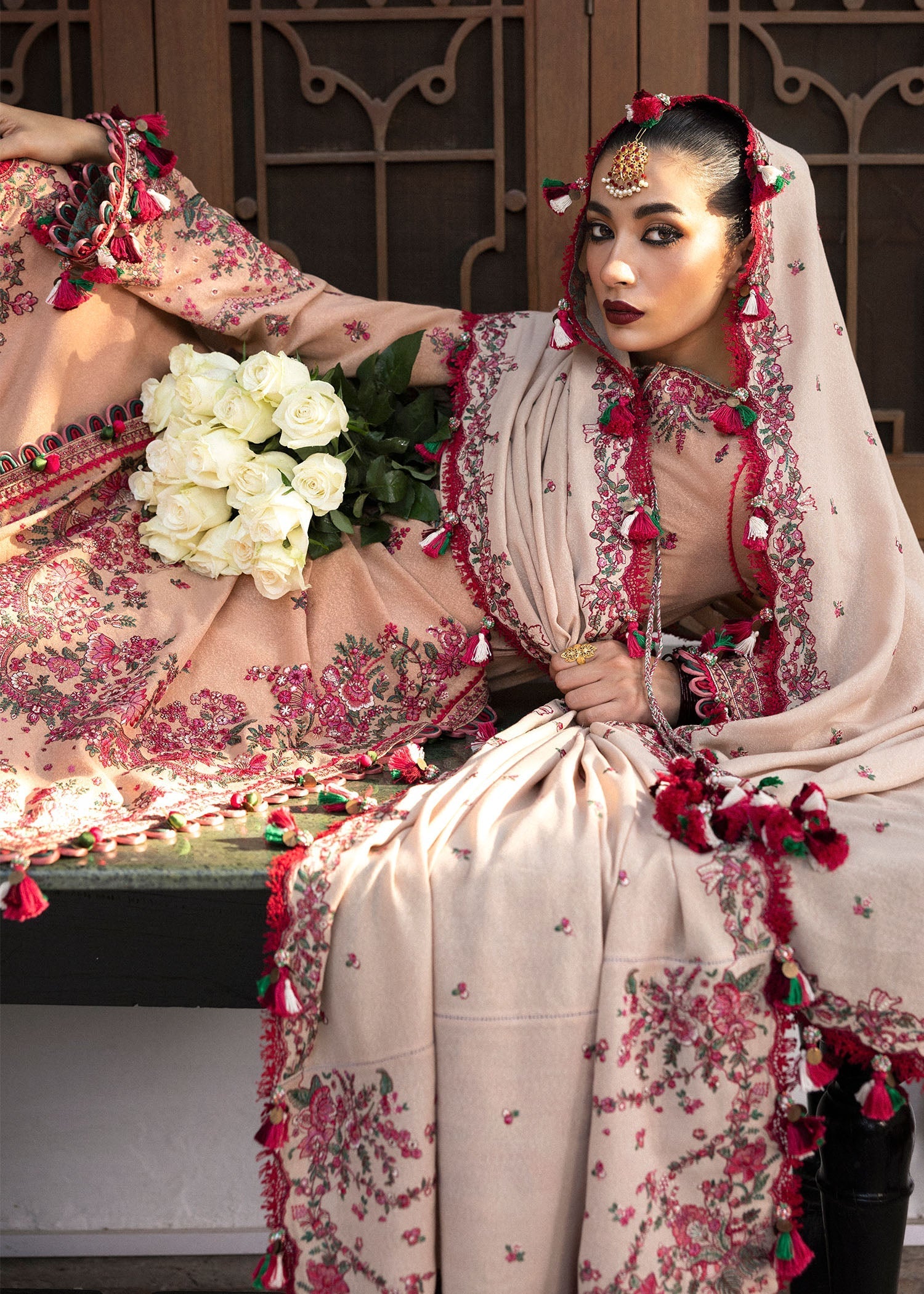 Hussain Rehar | Karandi Winter 24 | Lali - Official Hussain Rehar stockist in UK - Sakeena London