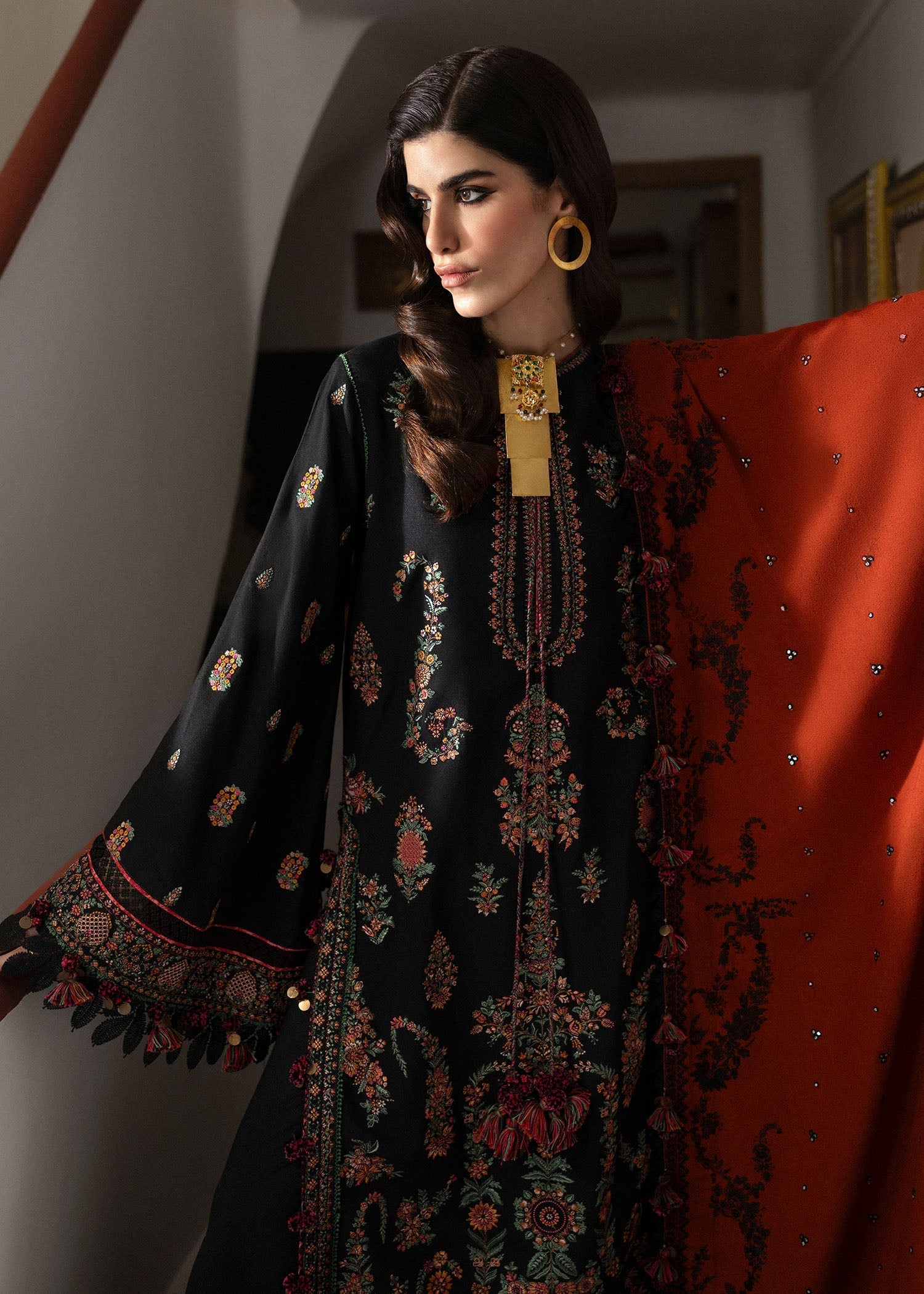Hussain Rehar | Karandi Winter 24 | Sahe - Official Hussain Rehar stockist in UK - Sakeena London