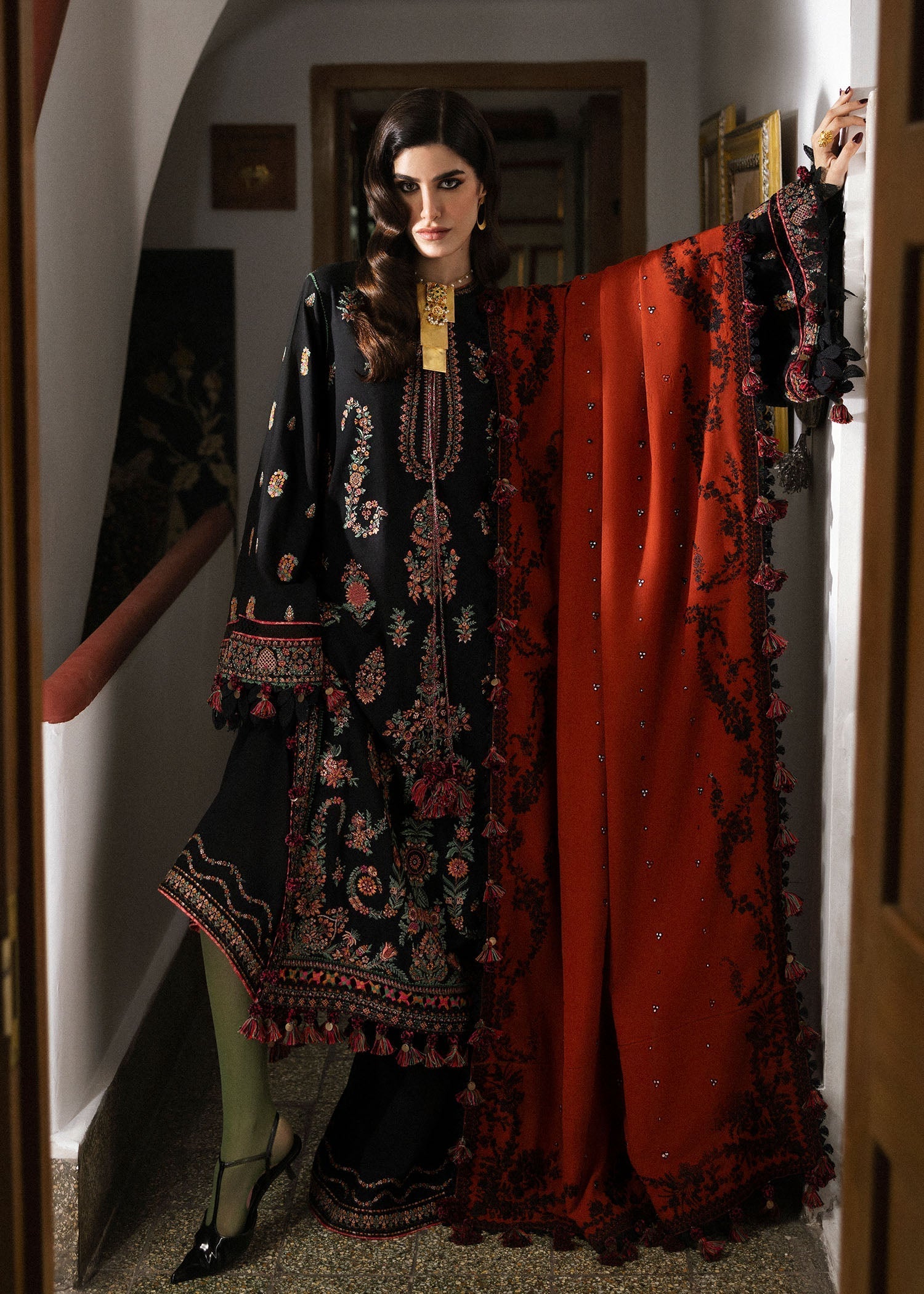 Hussain Rehar | Karandi Winter 24 | Sahe - Official Hussain Rehar stockist in UK - Sakeena London