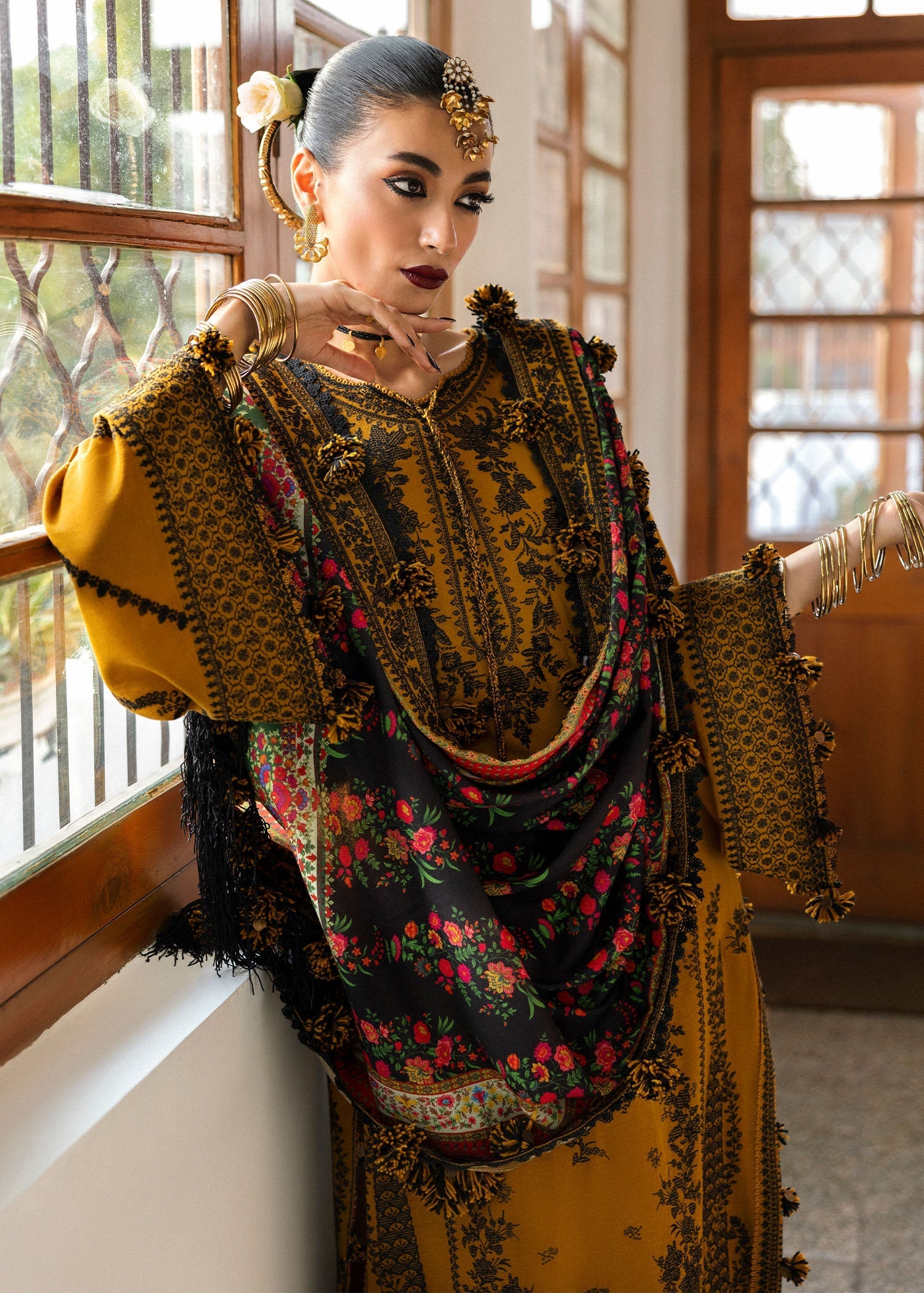 Hussain Rehar | Karandi Winter 24 | Saage - Official Hussain Rehar stockist in UK - Sakeena London