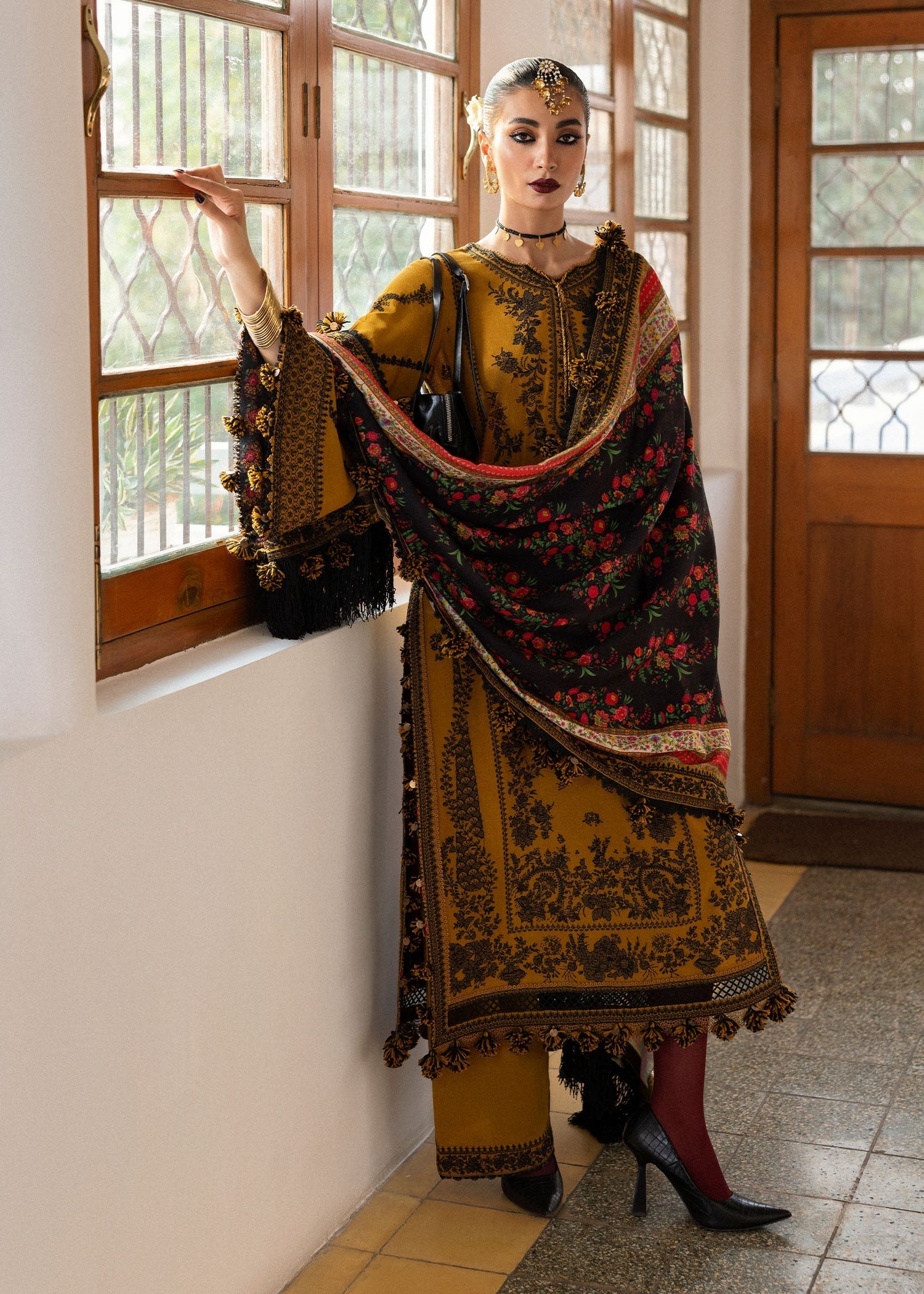 Hussain Rehar | Karandi Winter 24 | Saage - Official Hussain Rehar stockist in UK - Sakeena London