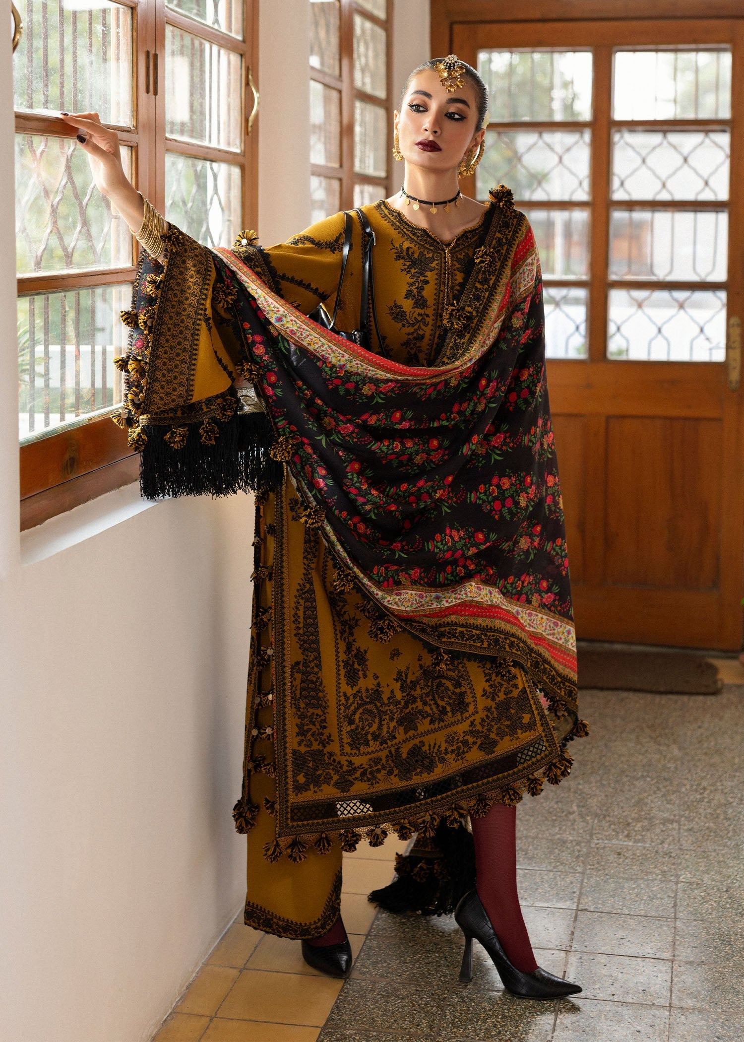 Hussain Rehar | Karandi Winter 24 | Saage - Official Hussain Rehar stockist in UK - Sakeena London