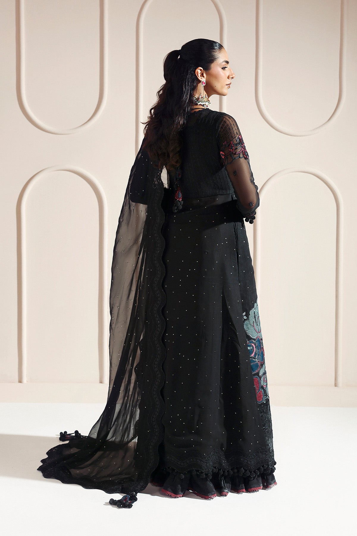 Alizeh | Aymal Luxury Bamber Chiffon | MEERAB - Official Alizeh stockist in UK - Sakeena London