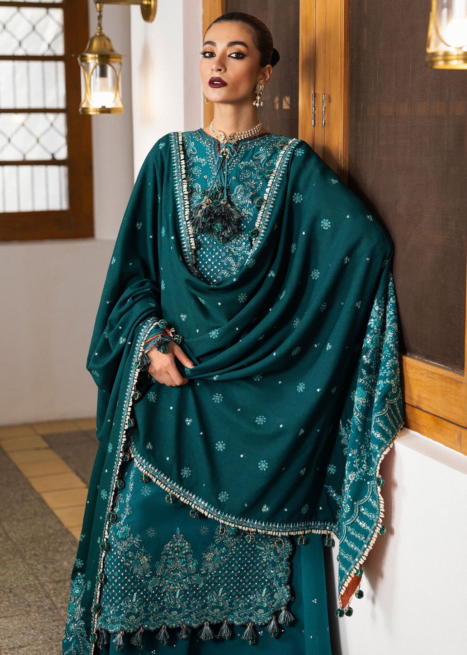 Hussain Rehar | Karandi Winter 24 | Durk - Official Hussain Rehar stockist in UK - Sakeena London