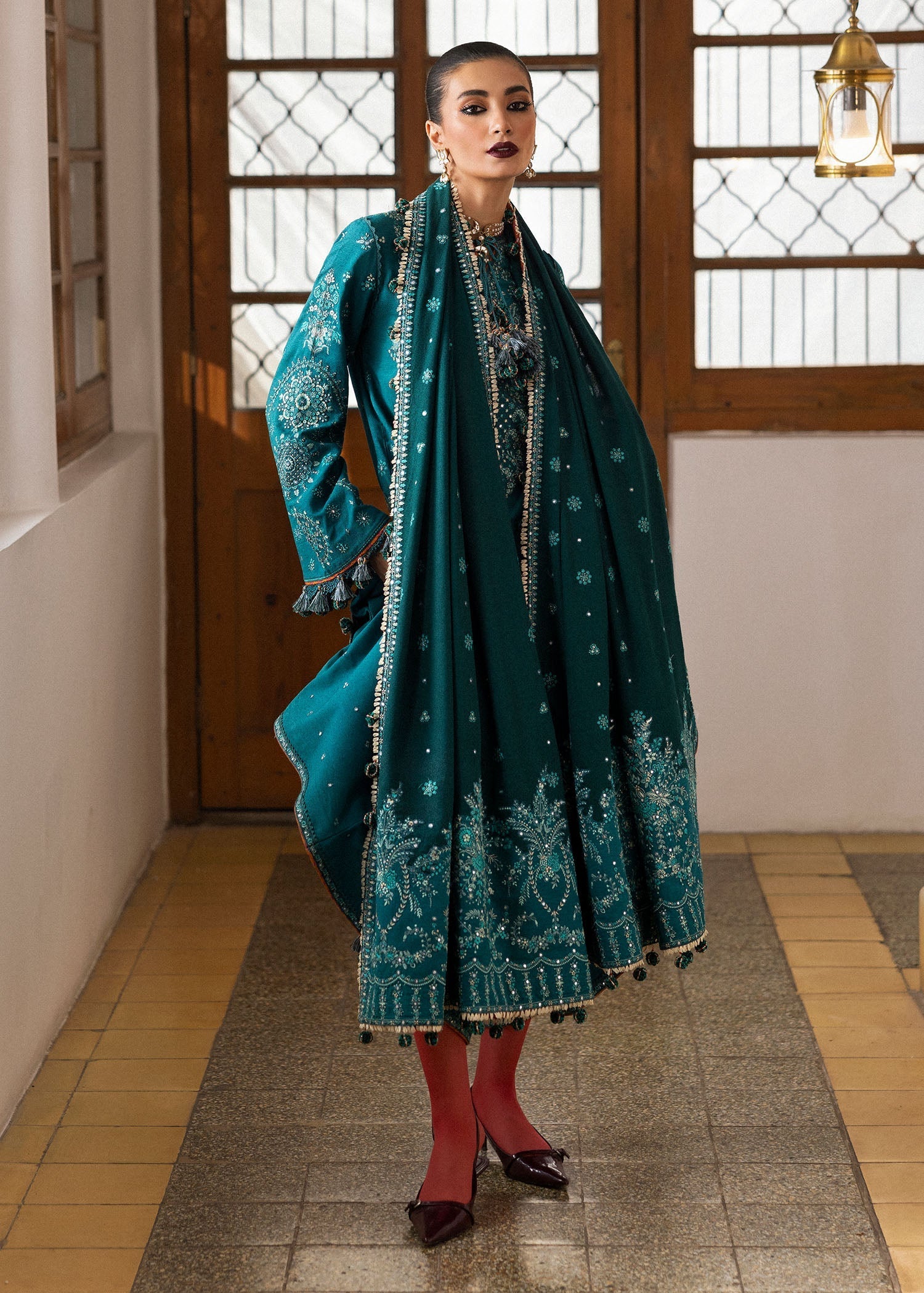 Hussain Rehar | Karandi Winter 24 | Durk - Official Hussain Rehar stockist in UK - Sakeena London