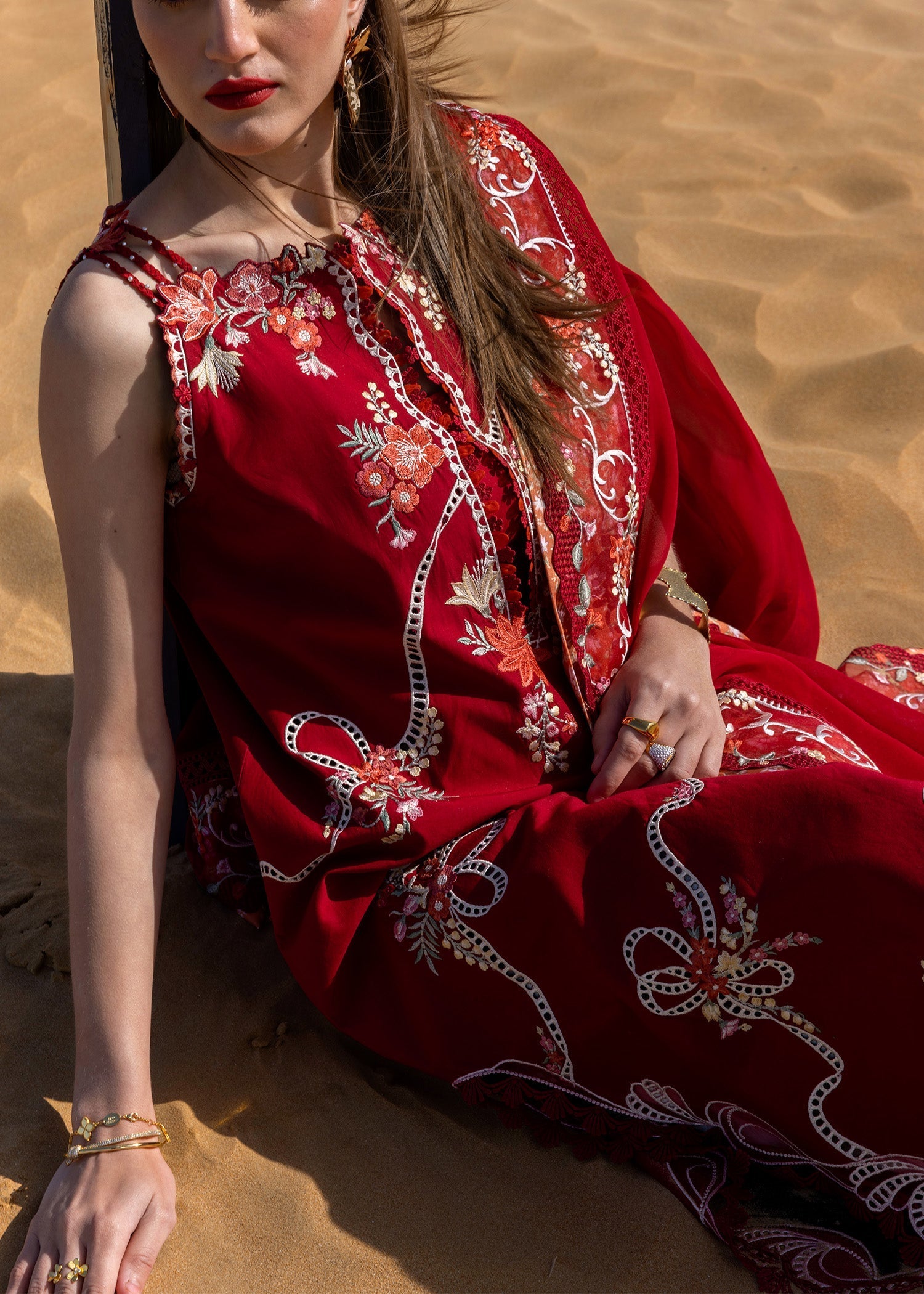 Crimson | Floe by Crimson | Twirls And Ties - D8 B - Official Crimson stockist in UK - Sakeena London