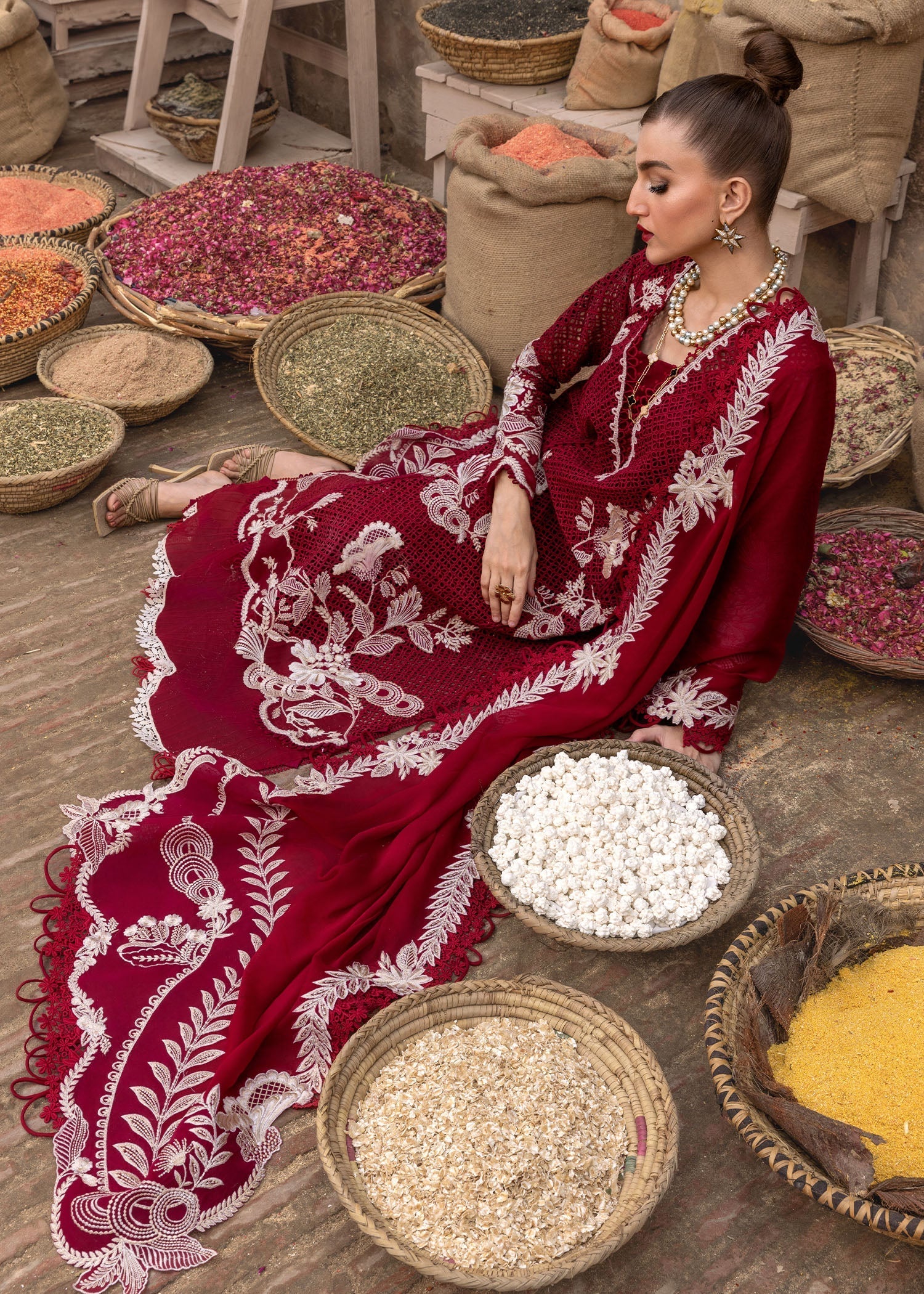 Crimson | Tasawar 25 | ONE TRUE LOVE - D6A - Official Crimson stockist in UK - Sakeena London