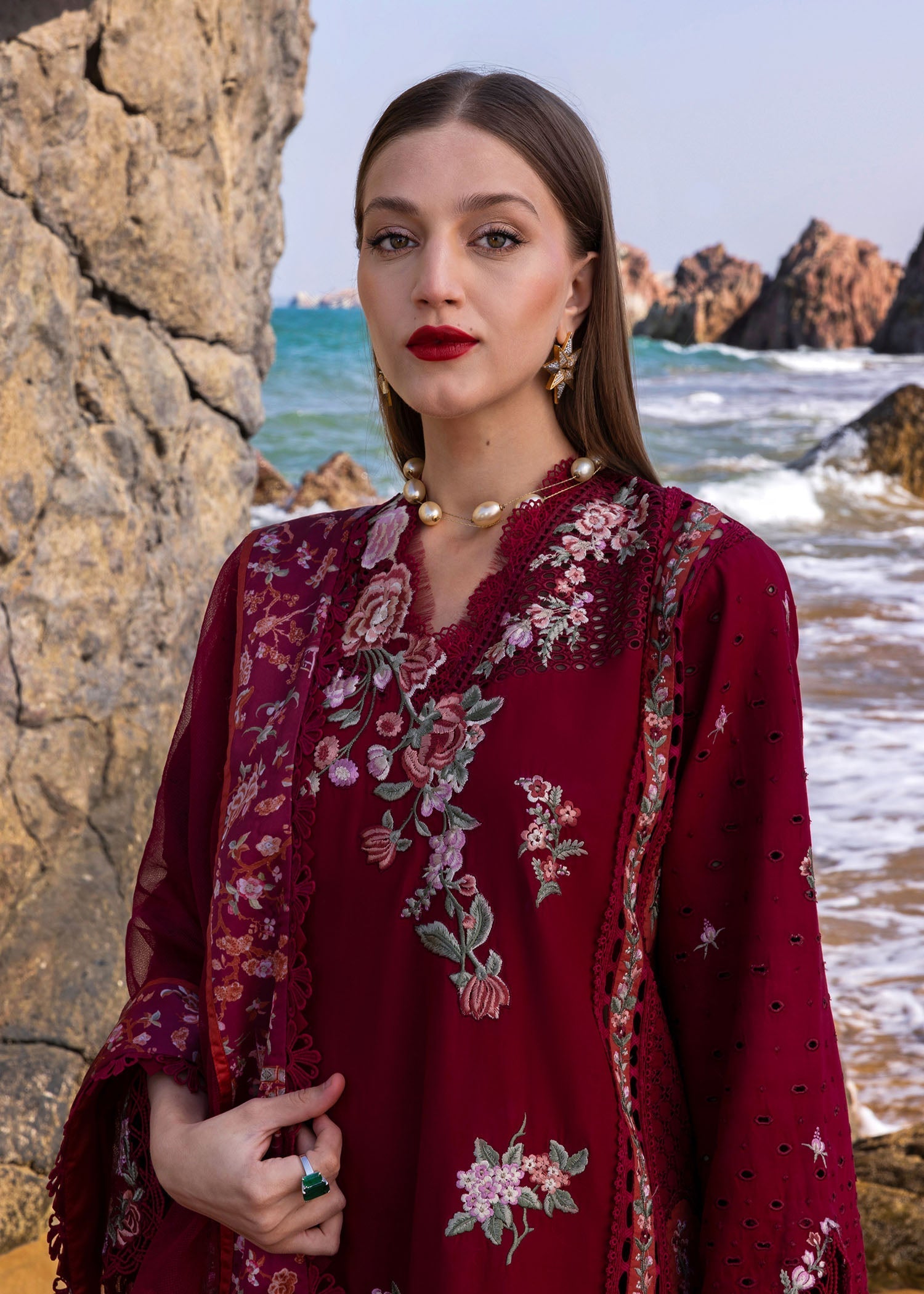 Crimson | Floe by Crimson | Parsi Threads - D5 B - Official Crimson stockist in UK - Sakeena London