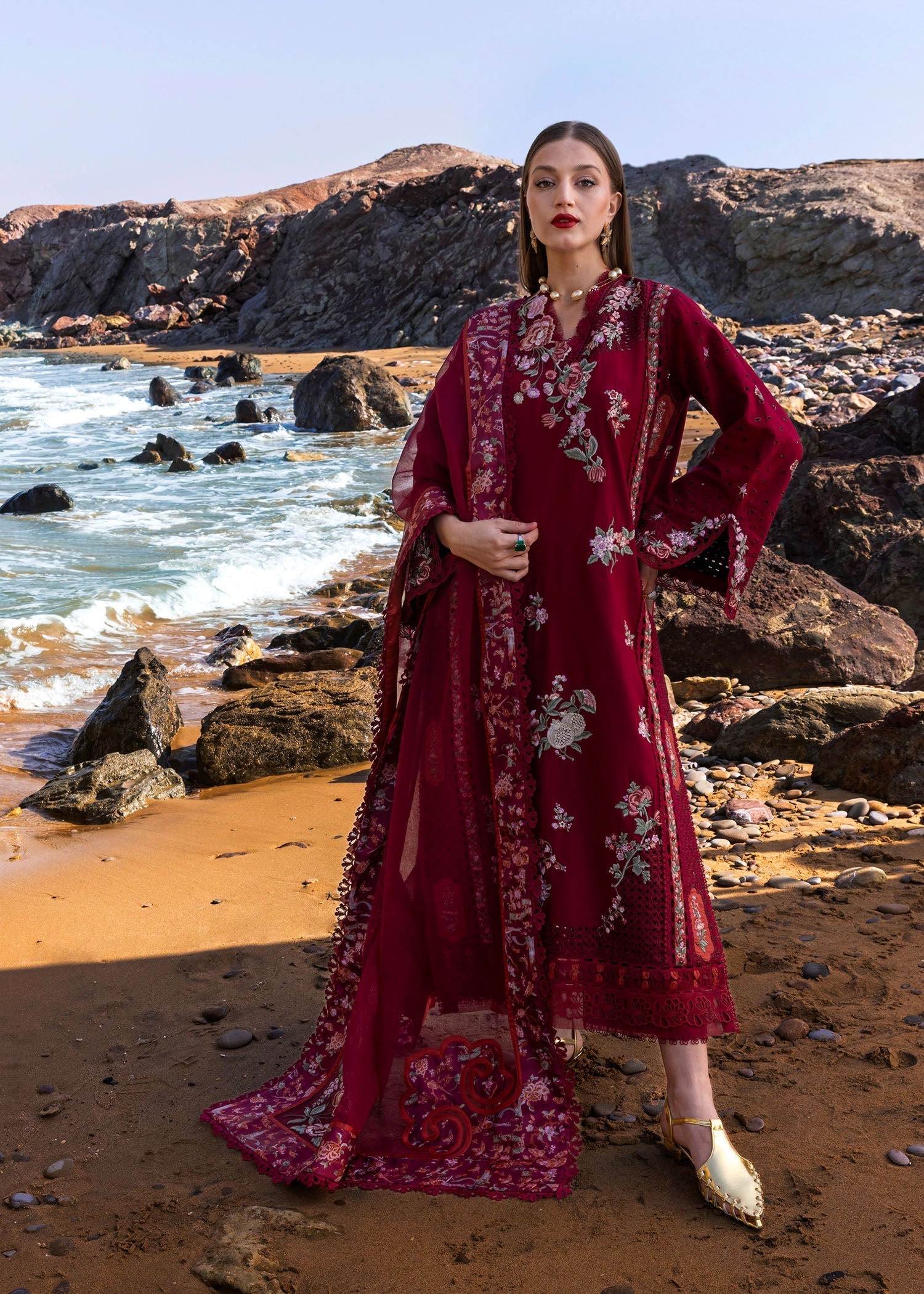 Crimson | Floe by Crimson | Parsi Threads - D5 B - Official Crimson stockist in UK - Sakeena London