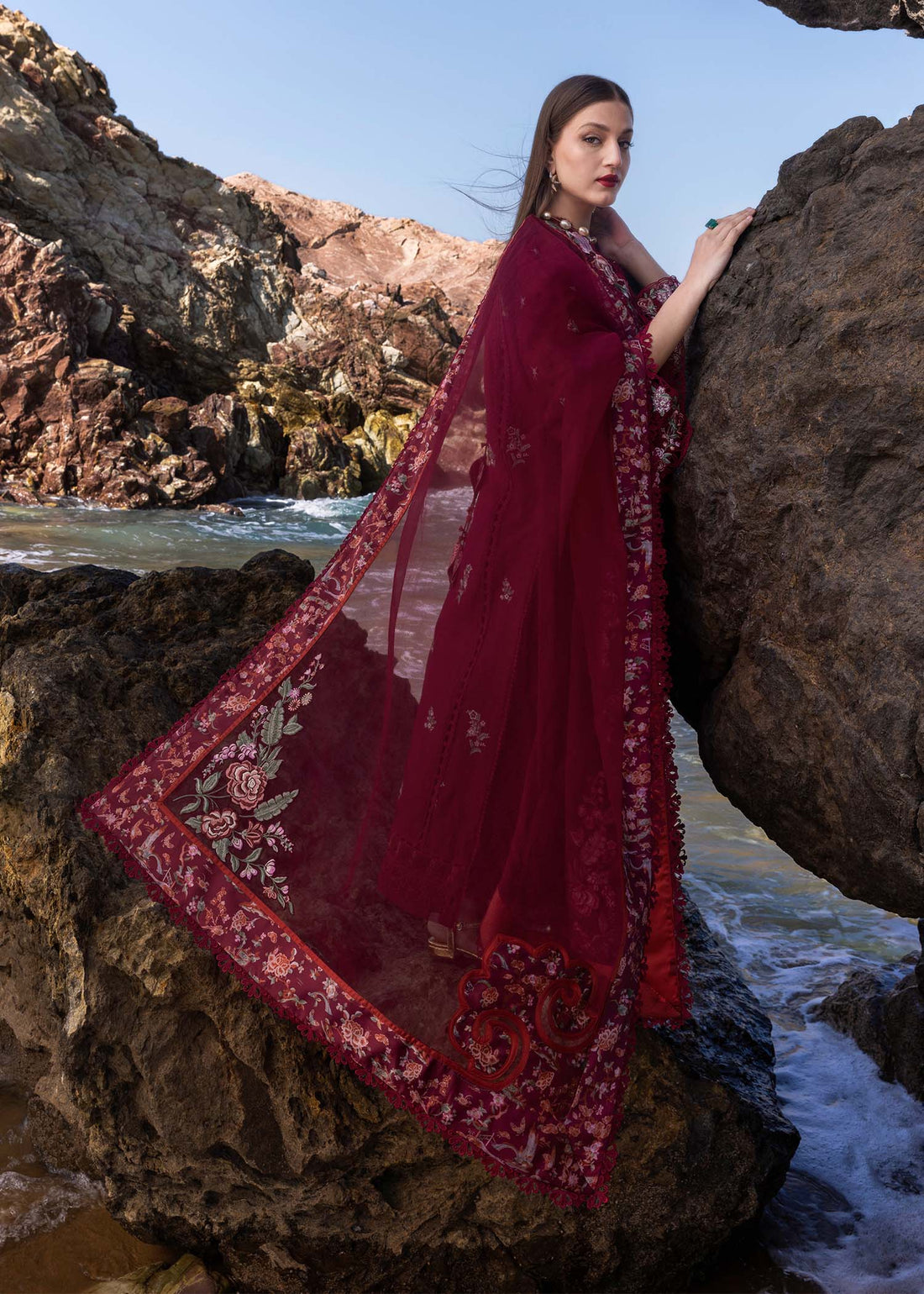 Crimson | Floe by Crimson | Parsi Threads - D5 B - Official Crimson stockist in UK - Sakeena London