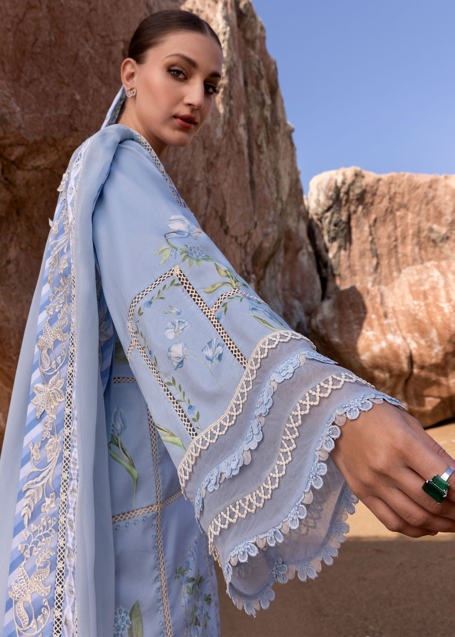 Crimson | Floe by Crimson | A Girl In The Garden - D7 B - Official Crimson stockist in UK - Sakeena London