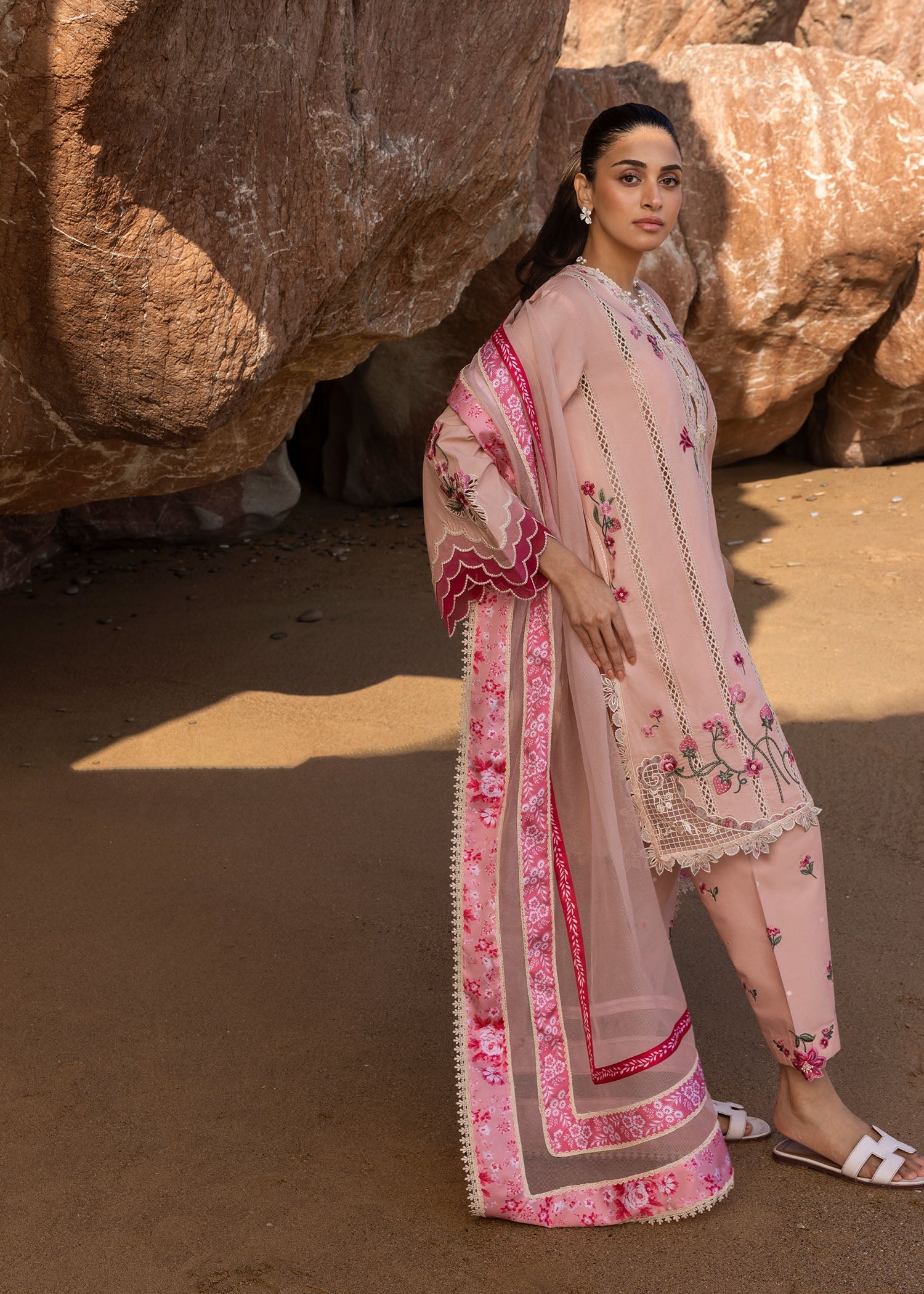 Crimson | Floe by Crimson | Floral Crush - D6 B - Official Crimson stockist in UK - Sakeena London