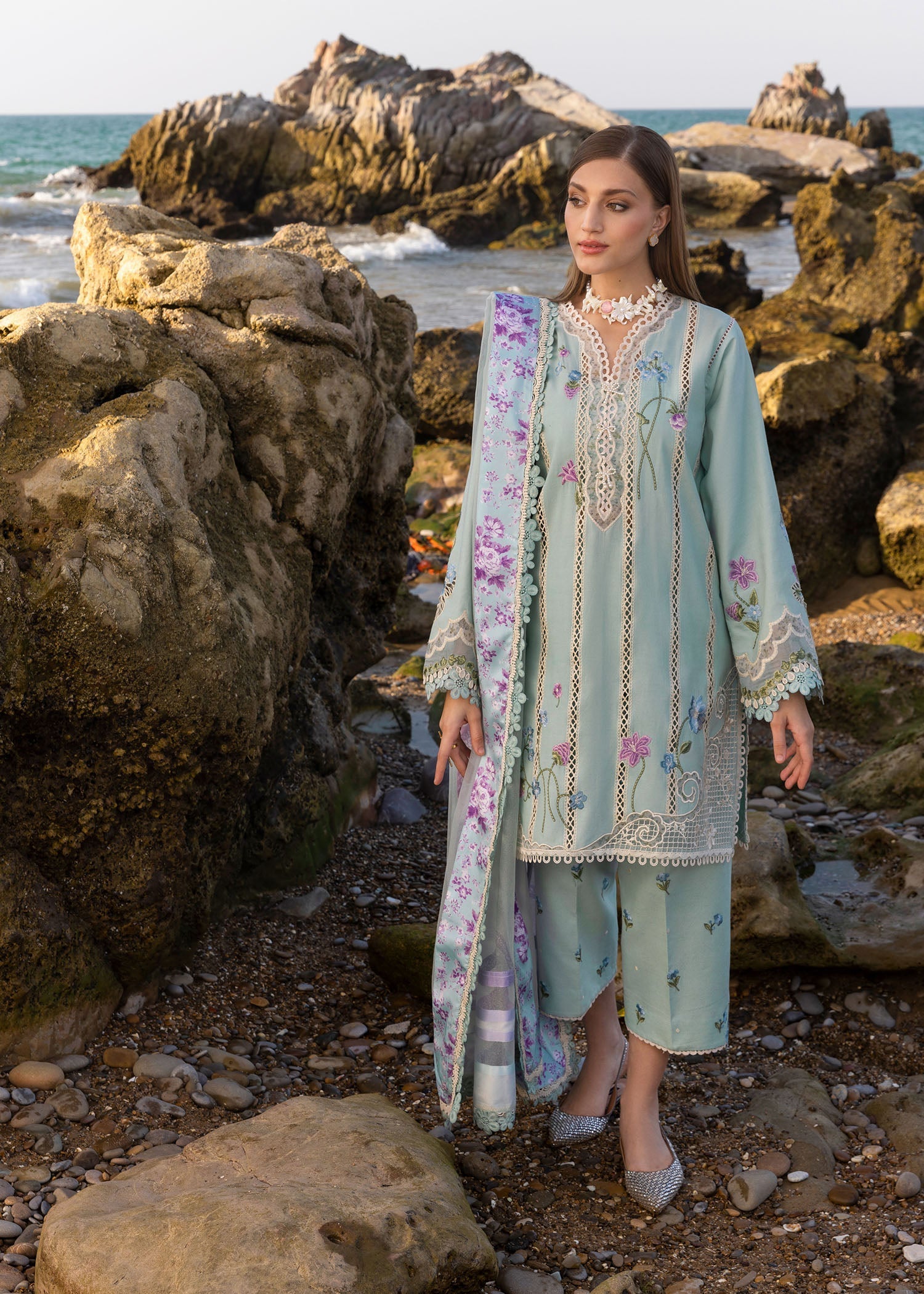 Crimson | Floe by Crimson | Floral Crush - D6 A - Official Crimson stockist in UK - Sakeena London