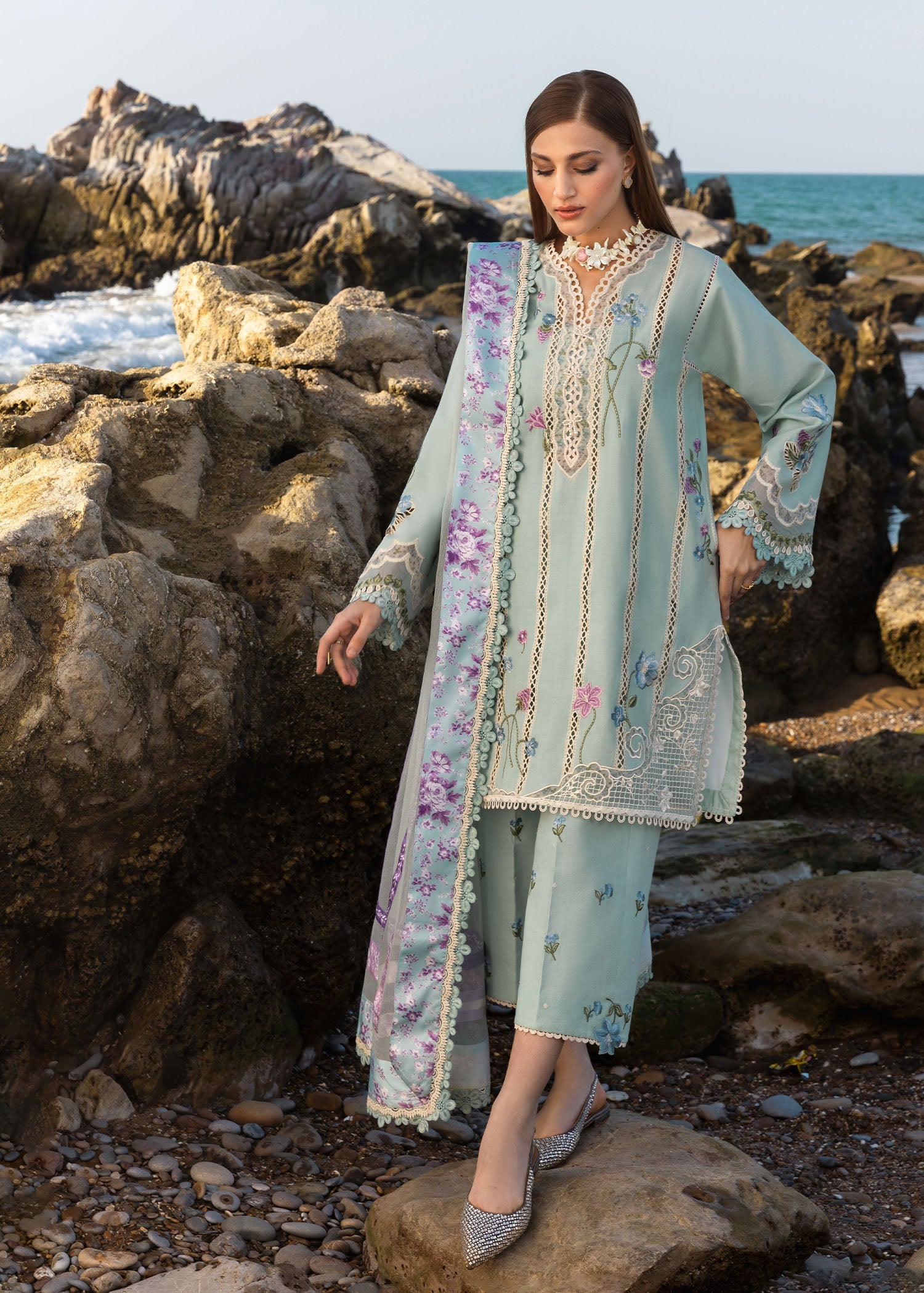 Crimson | Floe by Crimson | Floral Crush - D6 A - Official Crimson stockist in UK - Sakeena London