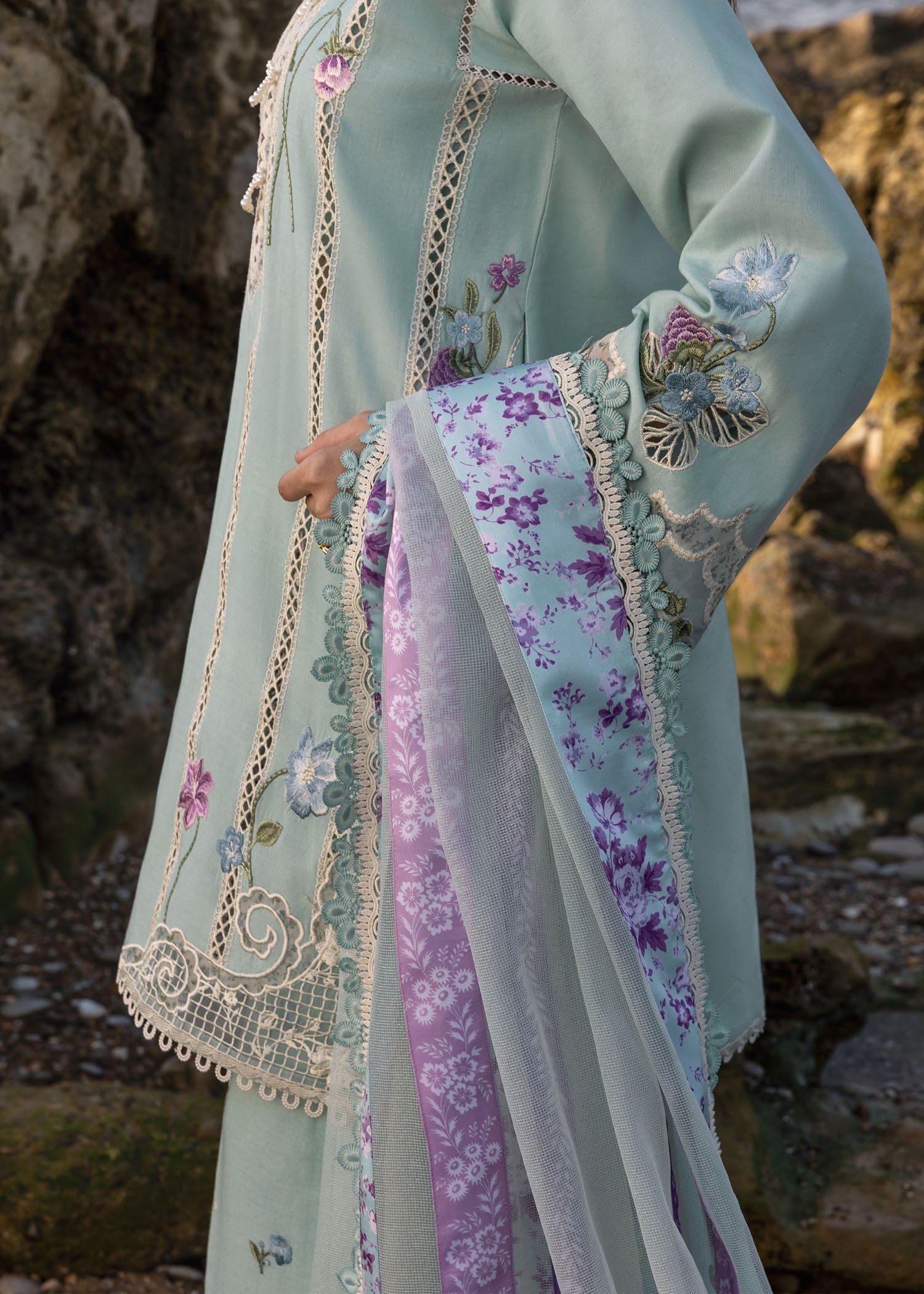 Crimson | Floe by Crimson | Floral Crush - D6 A - Official Crimson stockist in UK - Sakeena London