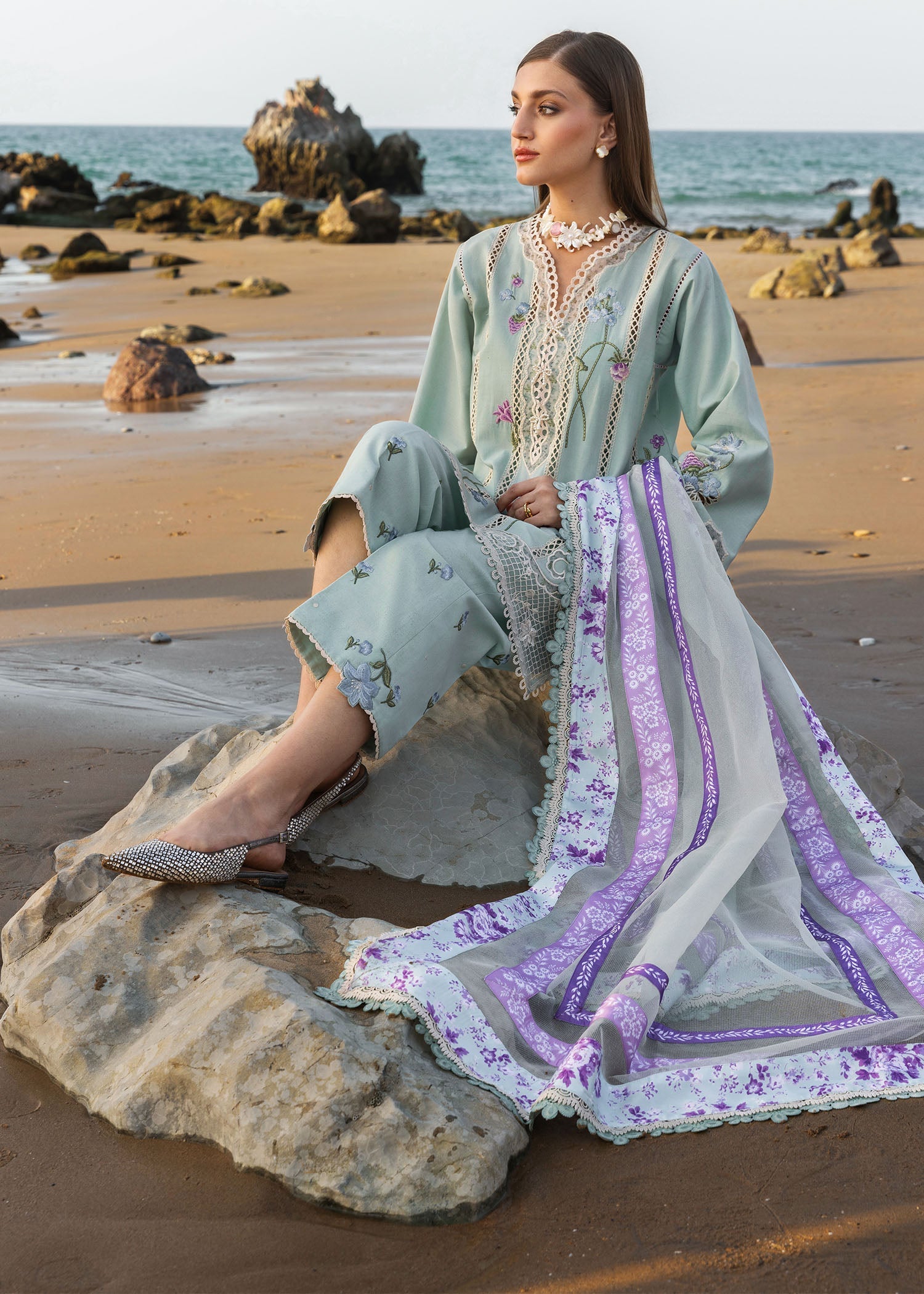 Crimson | Floe by Crimson | Floral Crush - D6 A - Official Crimson stockist in UK - Sakeena London