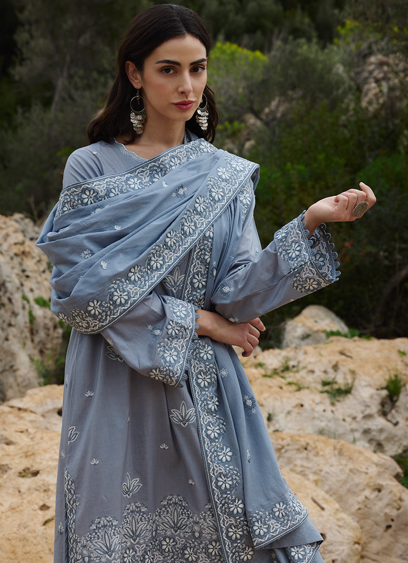 Image | Lawnkari 25 | Defne - Official Image stockist in UK - Sakeena London