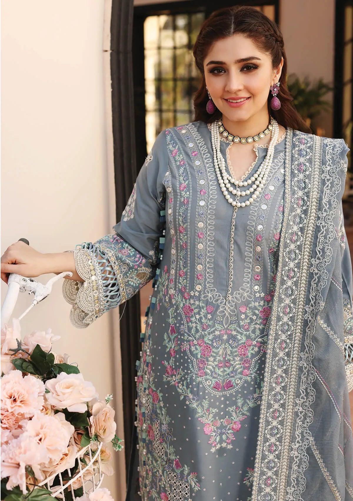 Lawn Collection - Kahf - Luxury - KLC#08 DOVE