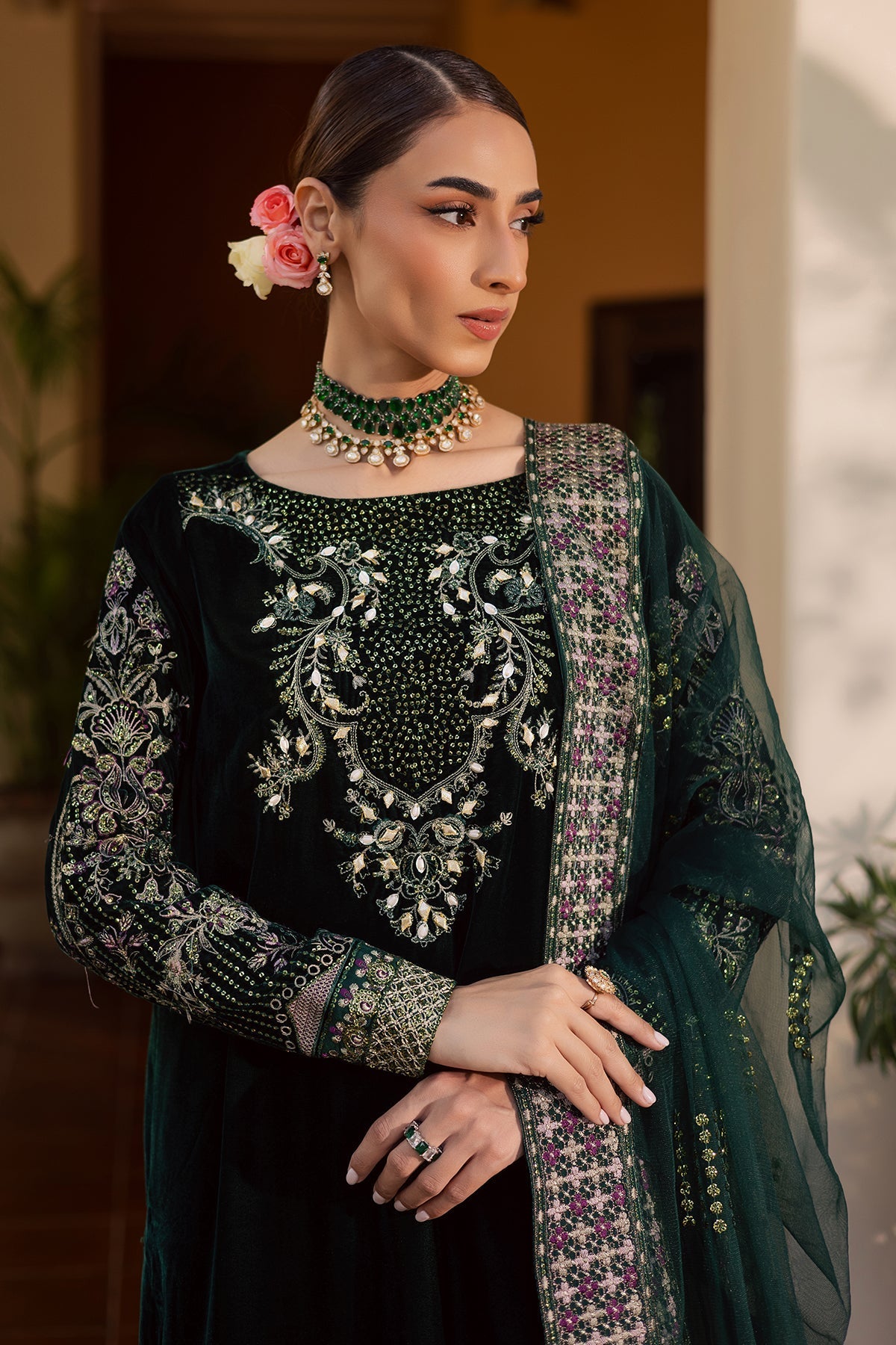 Nureh | Maya Velvet | NW-115 - Official Nureh stockist in UK - Sakeena London