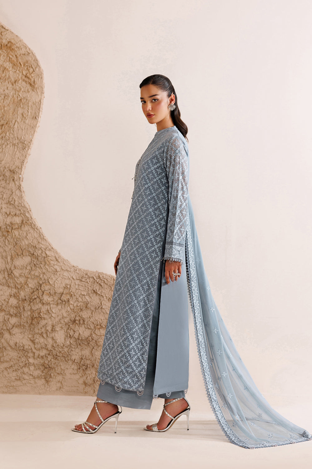 Farasha | Chiffon Threads 26 | PALE SLATE