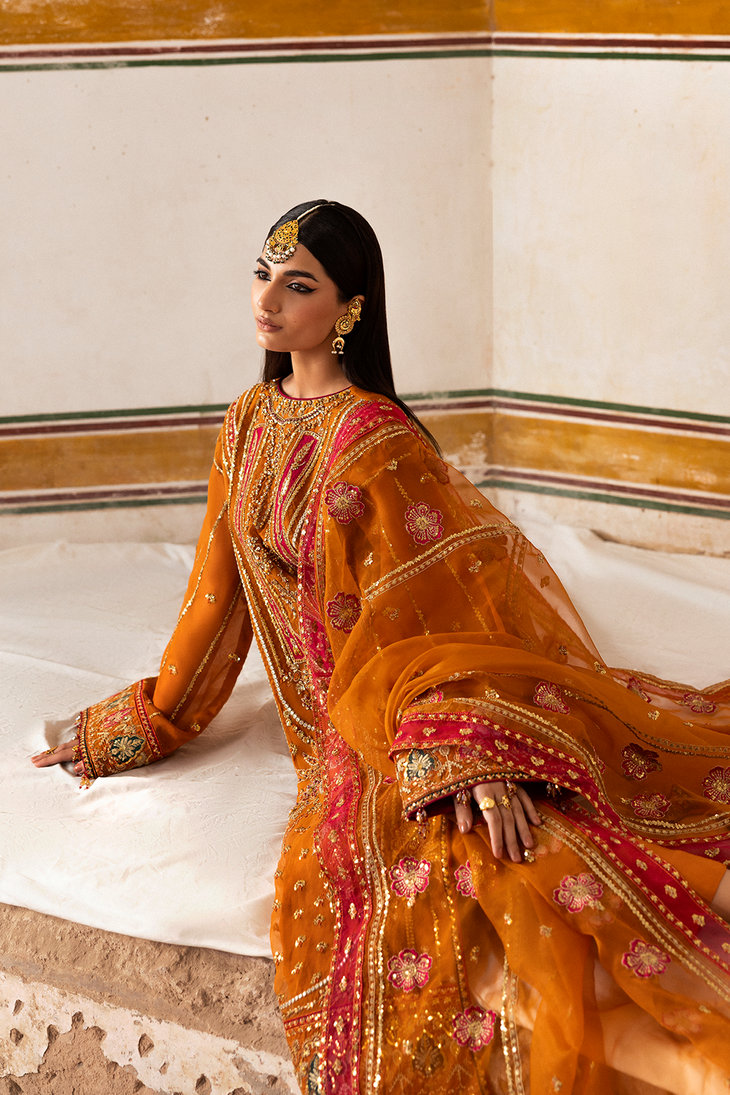 Emaan Adeel I The Empress Wedding Formals I SOLMIRA - Official Emaan AdeelEMPLOYEES stockist in UK - Sakeena London