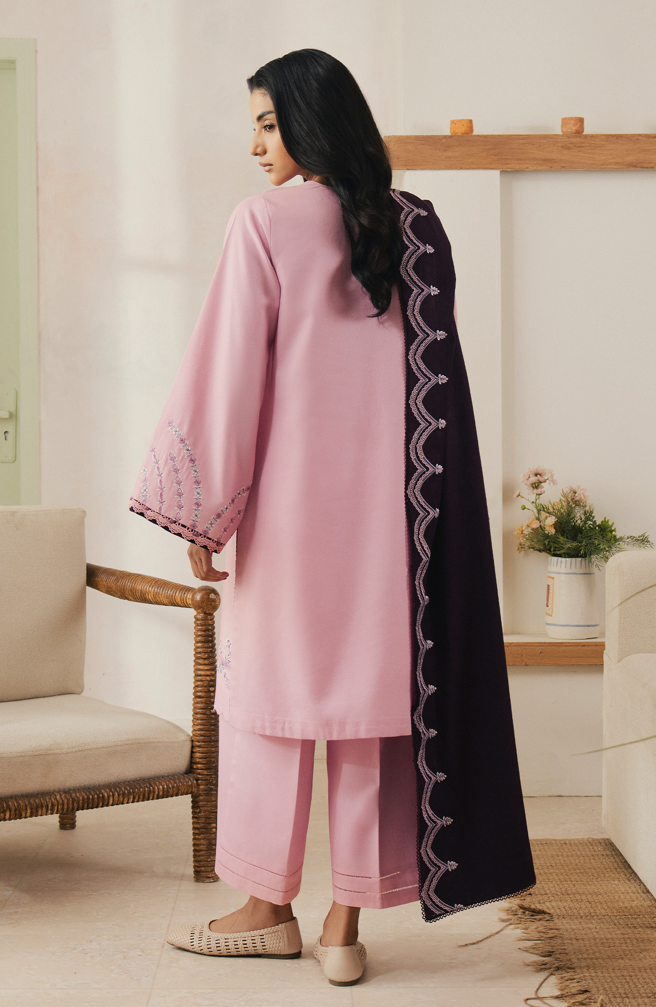 Seran | Winter Embroidered 25 | Rosayne - Official Seran stockist in UK - Sakeena London