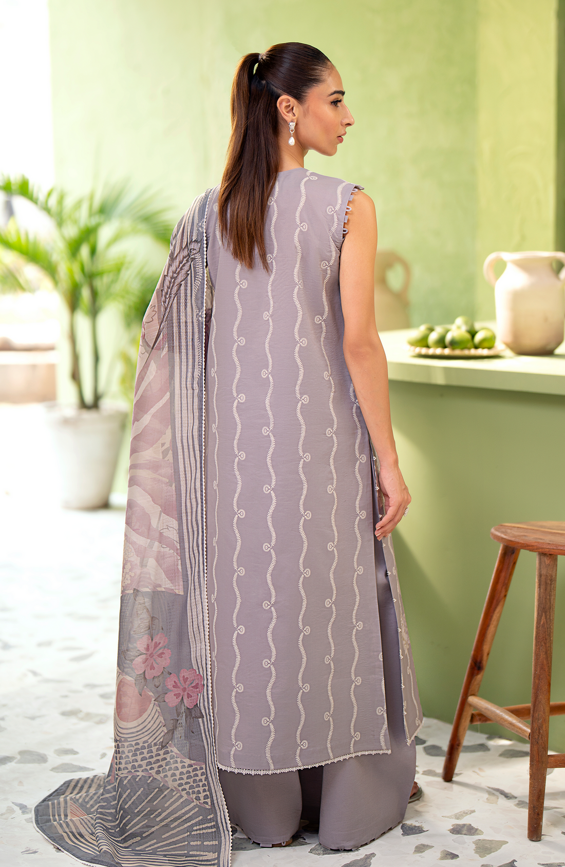 Seran | Artisan Lawn 25 | GRIS - Official Seran stockist in UK - Sakeena London