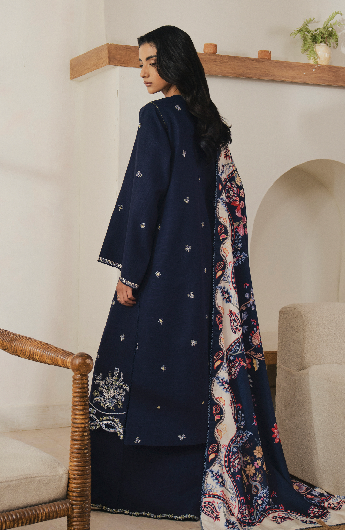 Seran | Winter Embroidered 25 | Arvyn - Official Seran stockist in UK - Sakeena London