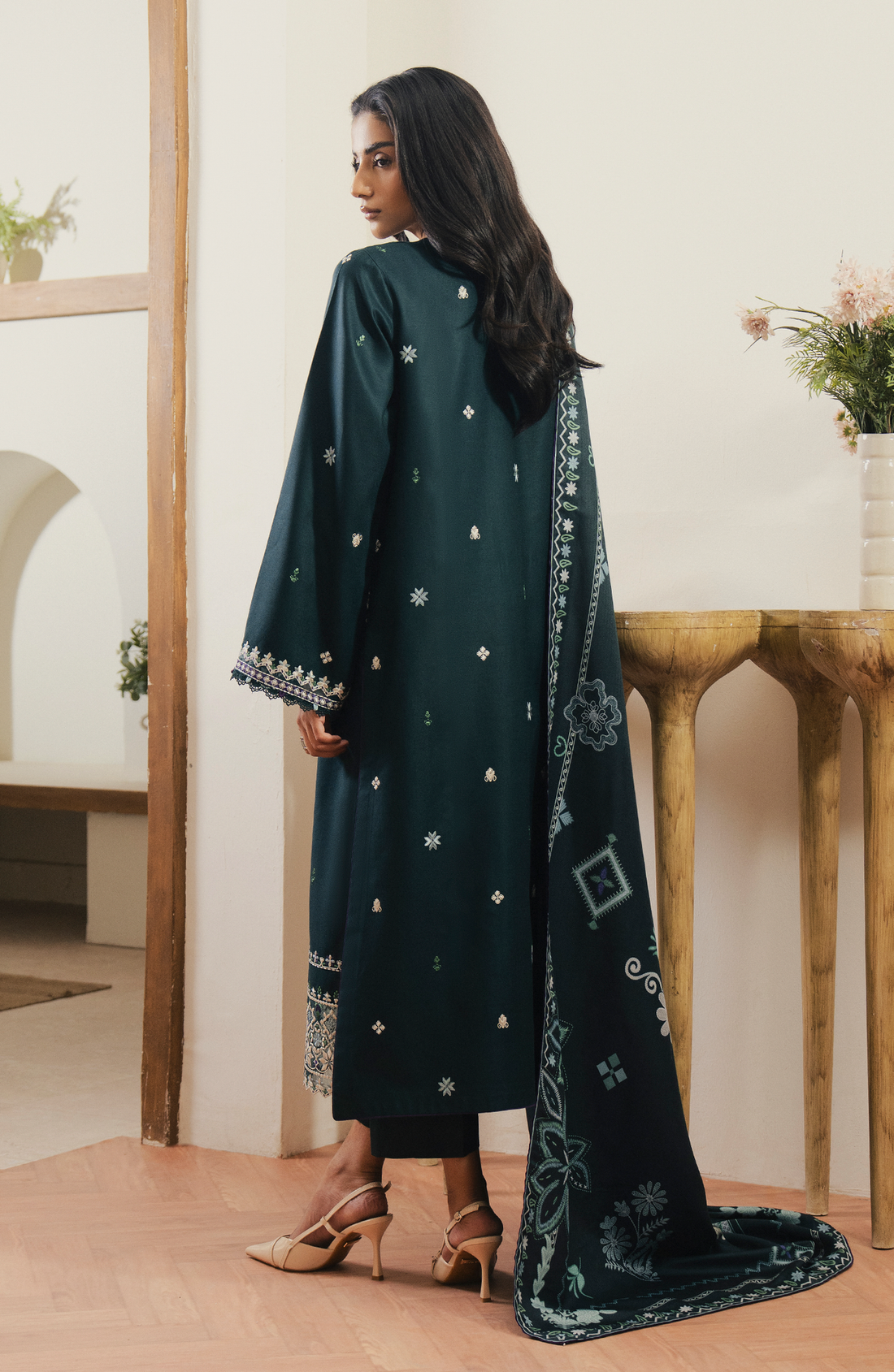 Seran | Winter Embroidered 25 | Celvyn - Official Seran stockist in UK - Sakeena London