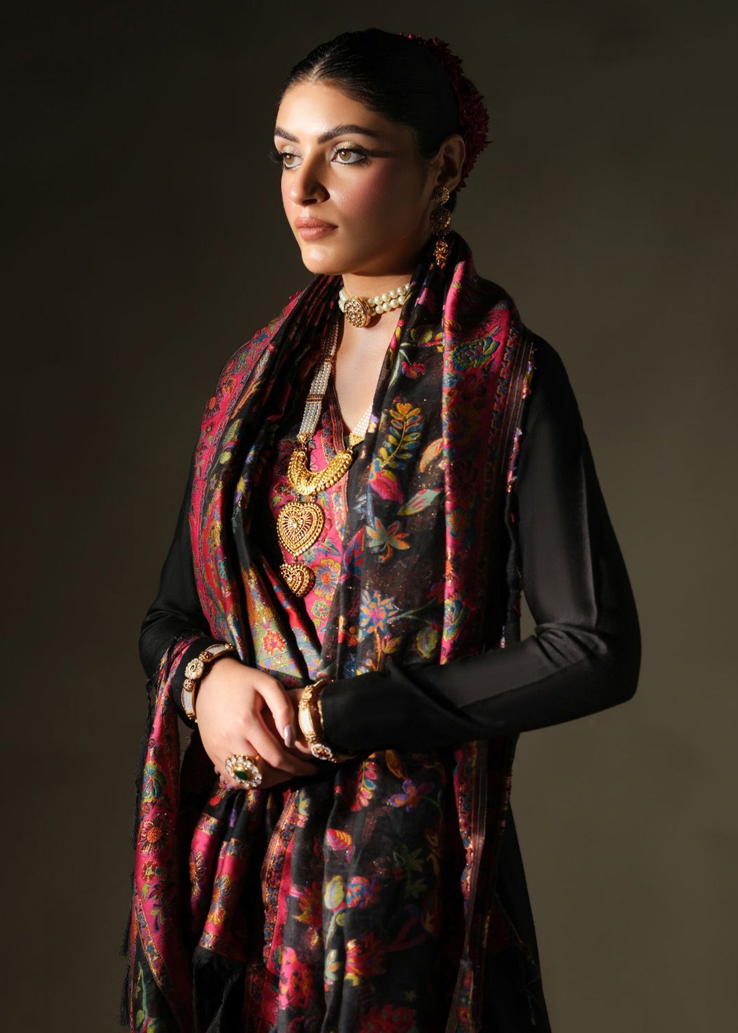 Mahum Asad | Khaani Formals | Bagh Shawl - Official Mahum Asad stockist in UK - Sakeena London