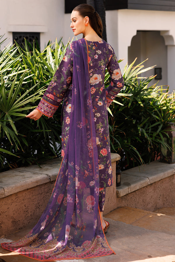 Farasha | Printed Essentials | Majestic Purple - Official Farasha stockist in UK - Sakeena London