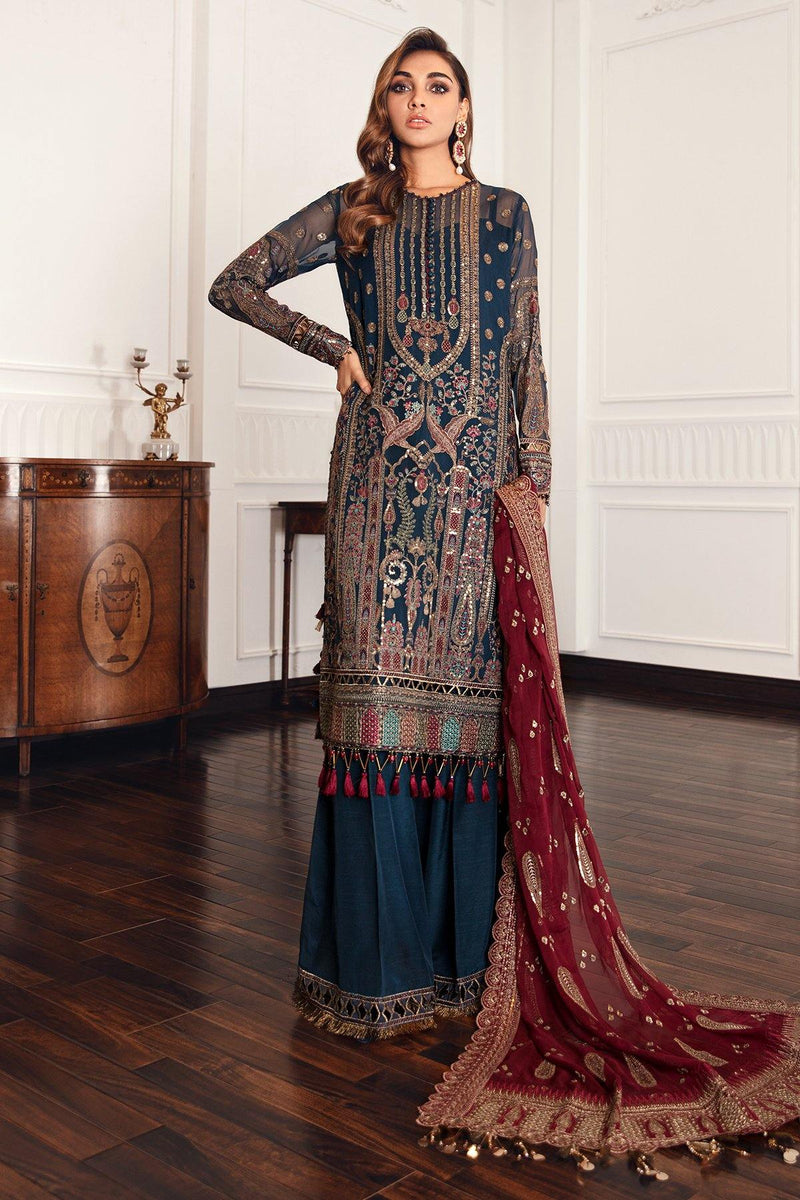 Jazmin | Formals Collection | CHIFFON UC-3049 - Official Jazmin stockist in UK - Sakeena London