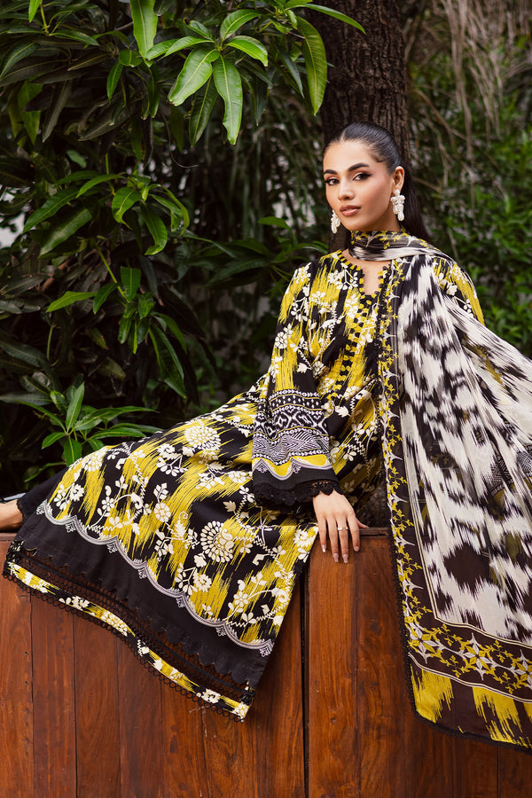 Nureh | Signature Printed Linen | SP-168 - Official Nureh stockist in UK - Sakeena London